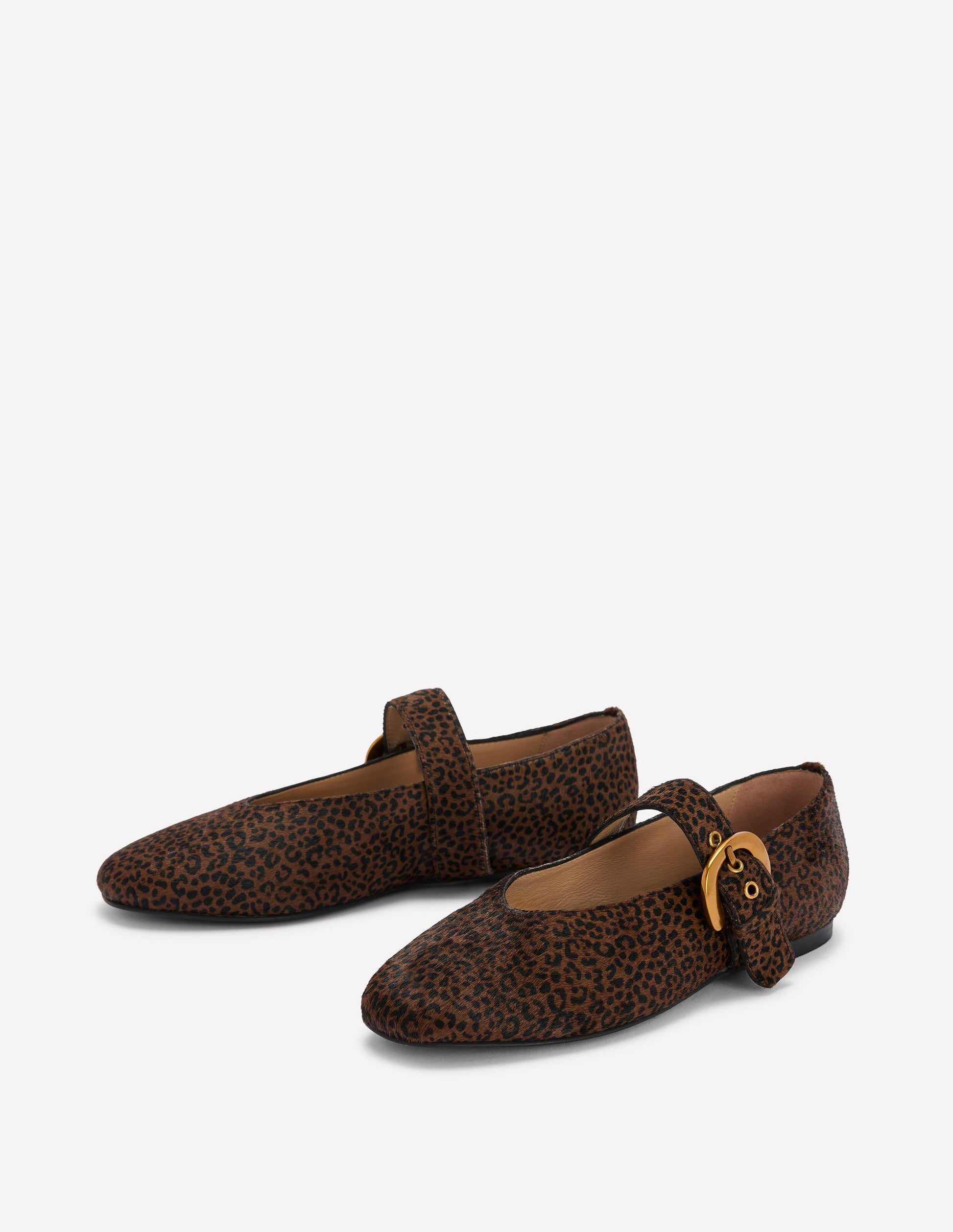 Kylie Flat Buckle Mary Janes-Mini Leopard-4