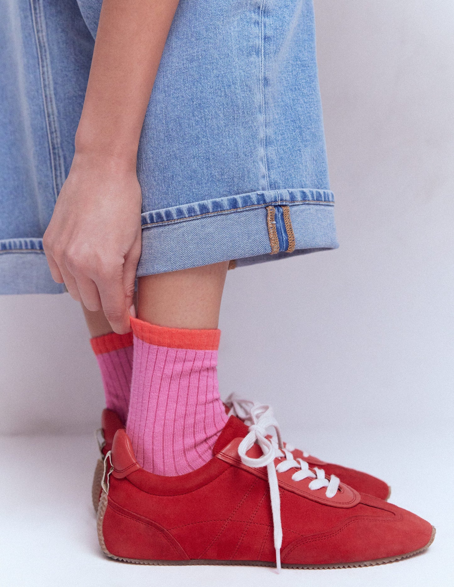 Colourblock Socks-Multi