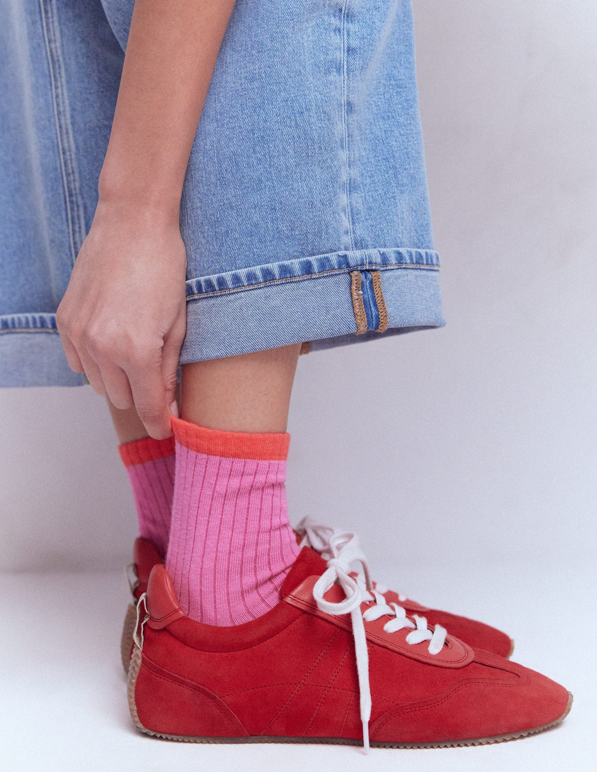 Colourblock Socks-Multi-2