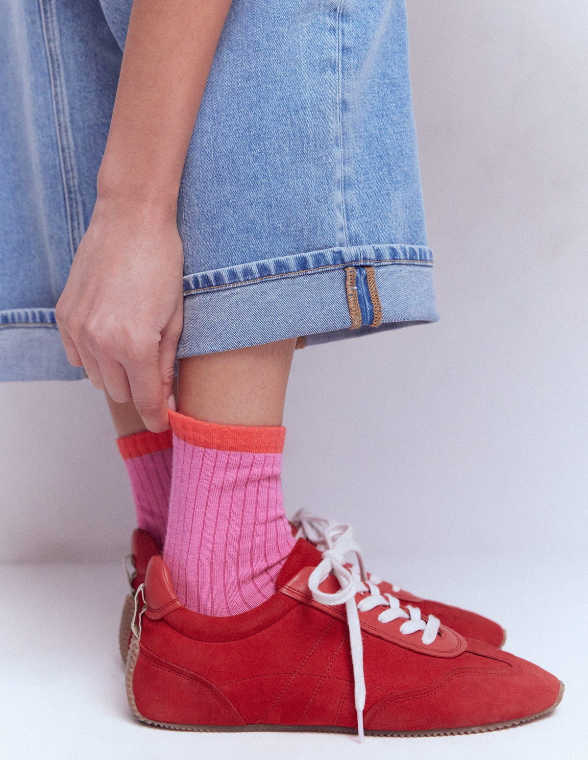 Colourblock Socks-Multi - Image 2
