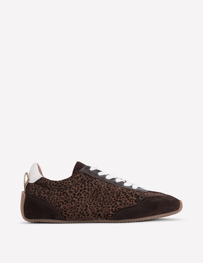 Delphine Slim Sole Trainers-Leopard-1
