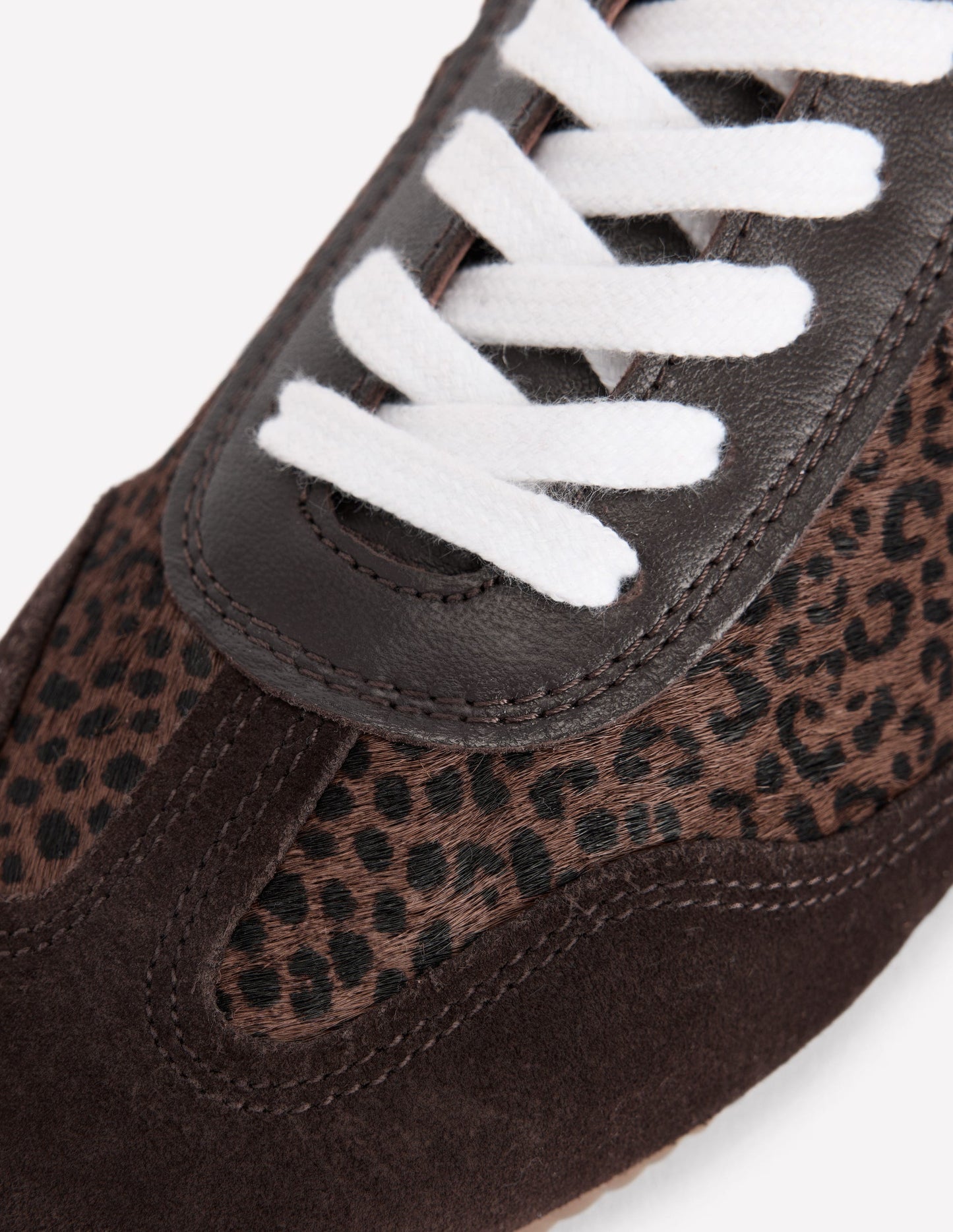 Delphine Slim Sole Trainers-Leopard