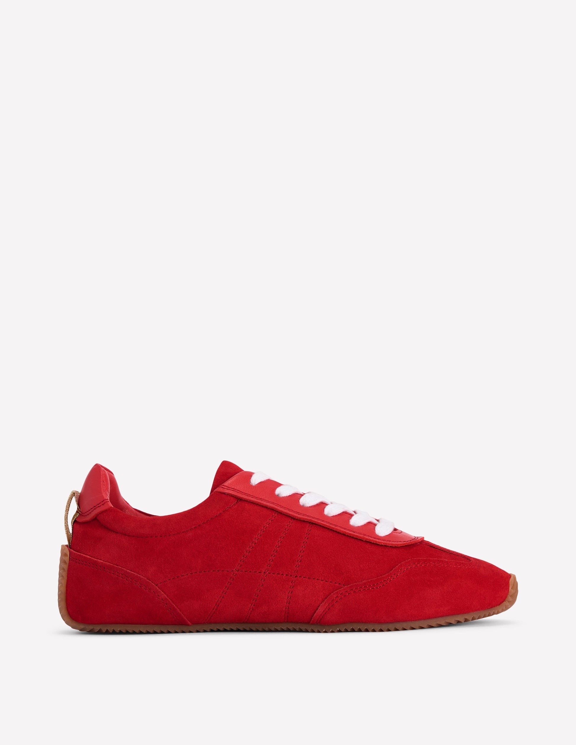 Delphine Slim Sole Trainers-Red-1