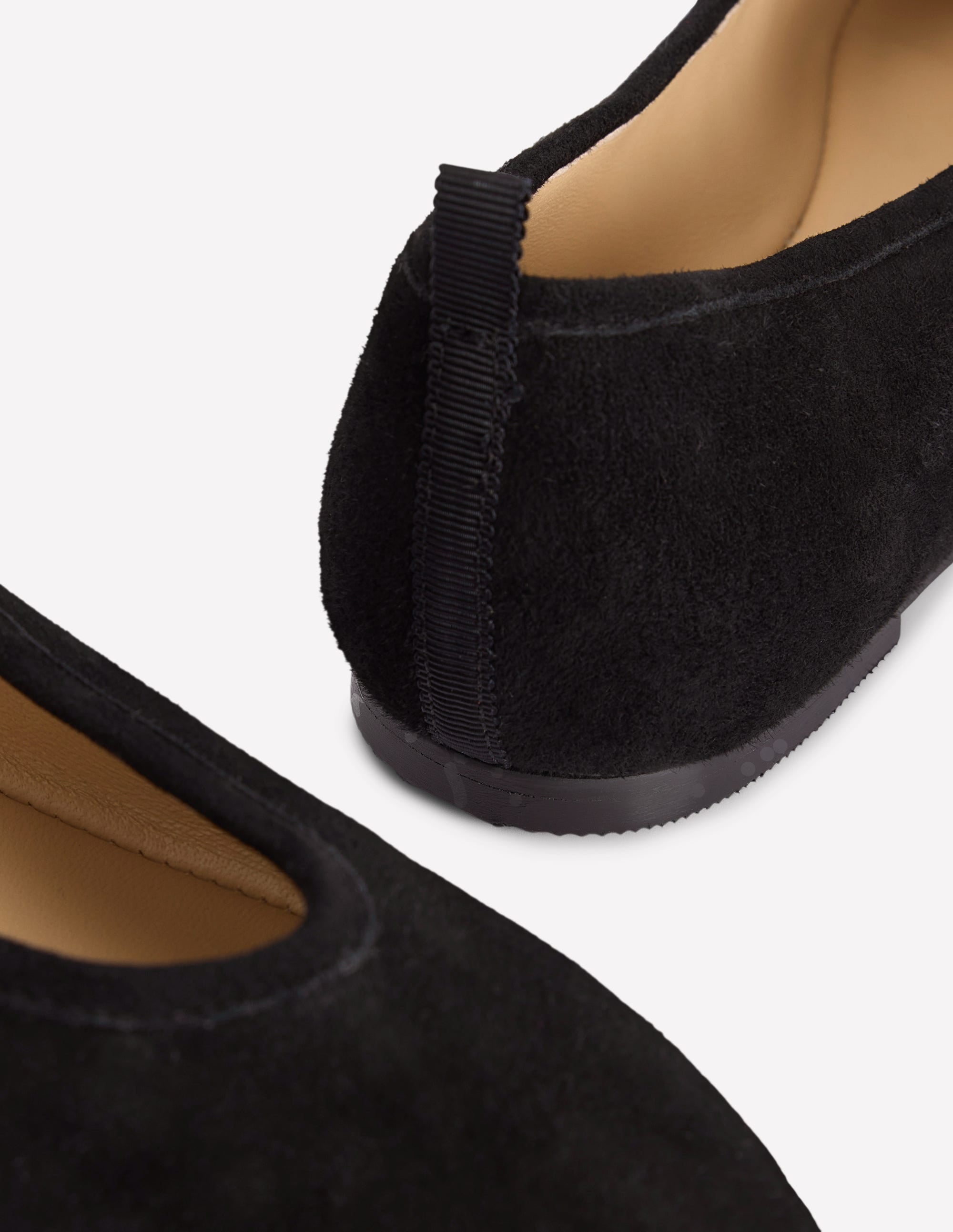 High Cut Ballet Flats-Black - Image 4
