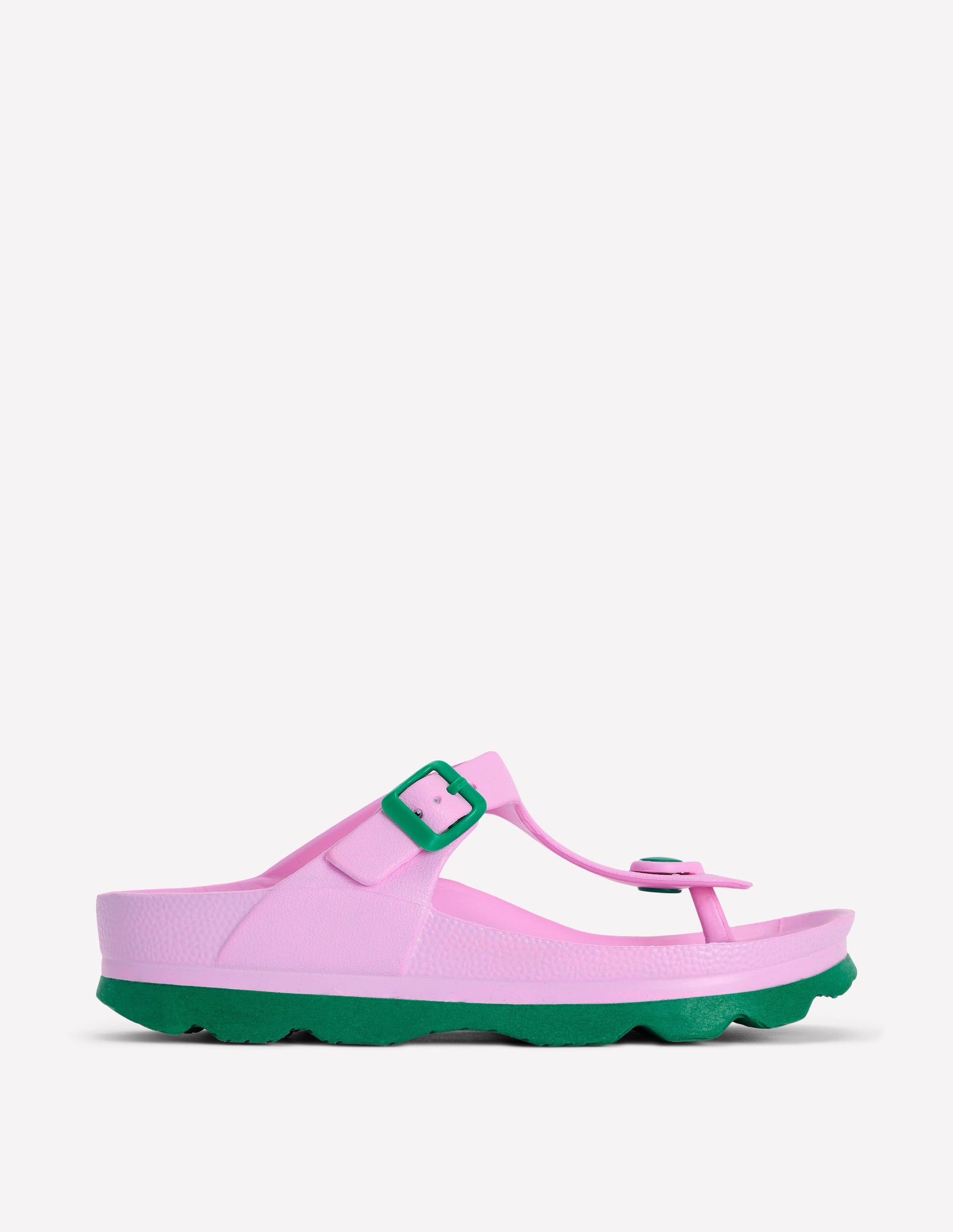 Lyla Toe Post Sandals-Pink/Green-1