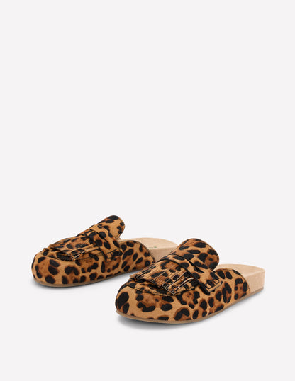 Etta Ghillie Mule Clogs-Classic Leopard-3