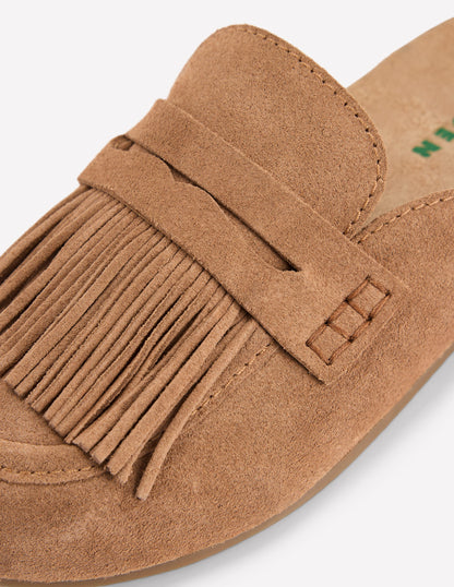 Etta Ghillie Mule Clogs-Tan-5