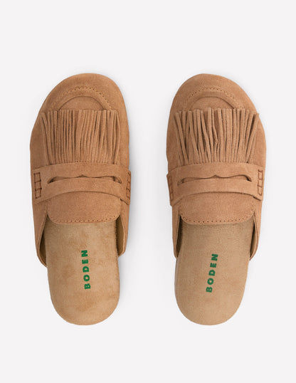 Etta Ghillie Mule Clogs-Tan-6