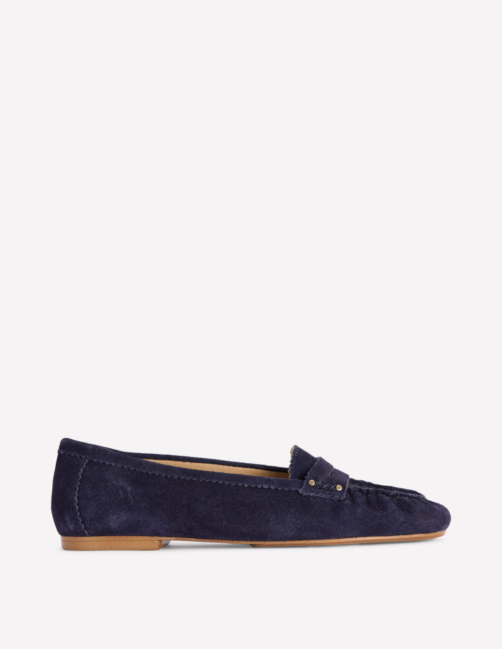 Classic Penny Loafers-Dark Navy