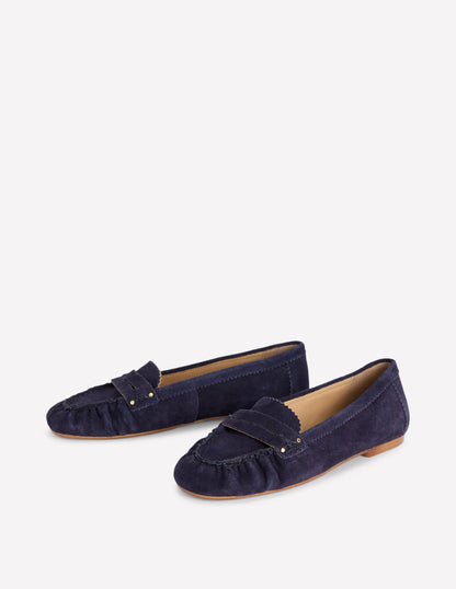 Classic Penny Loafers-Dark Navy-3