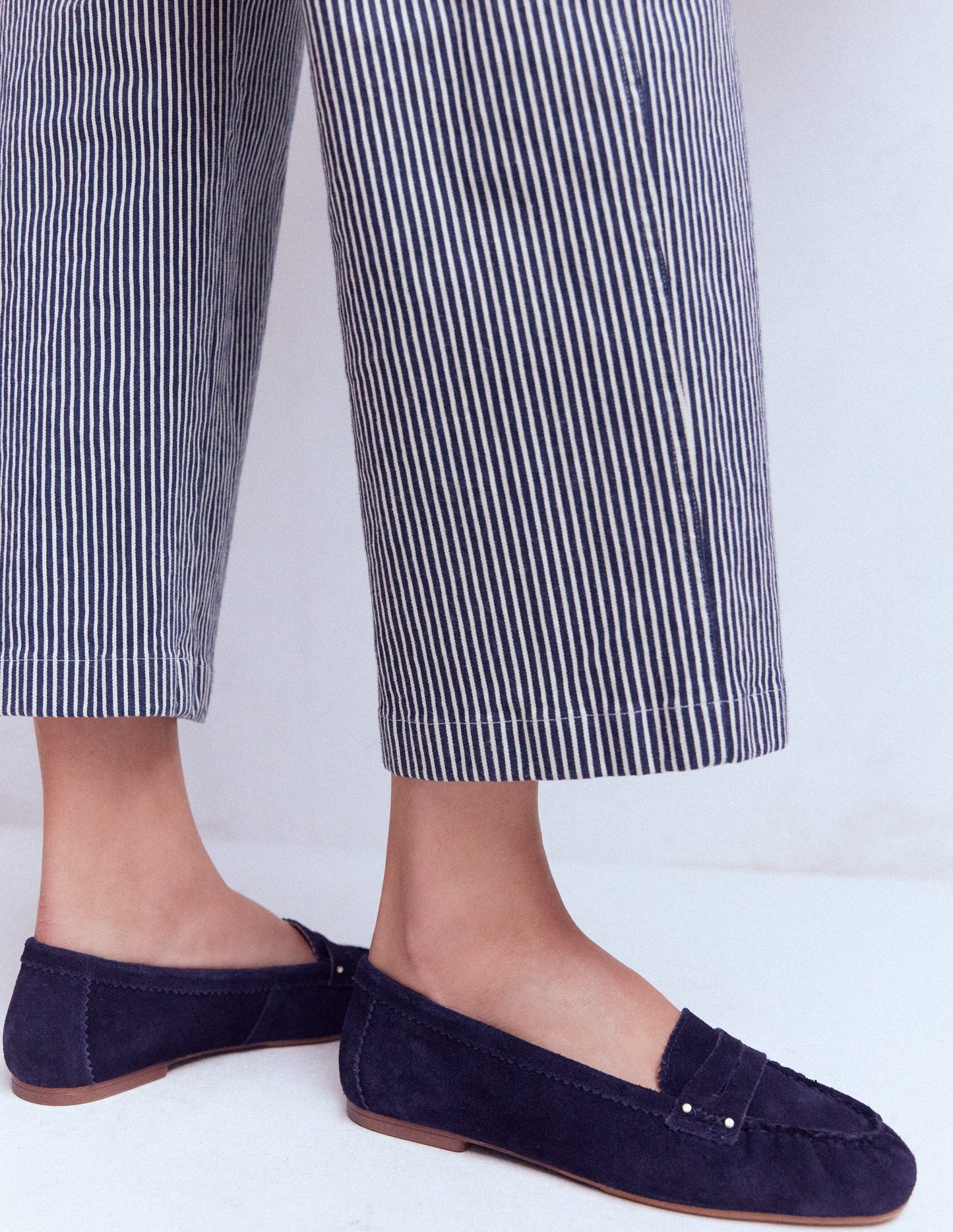 Classic Penny Loafers-Dark Navy