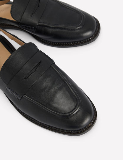 Slingback Penny Loafer-Black-5