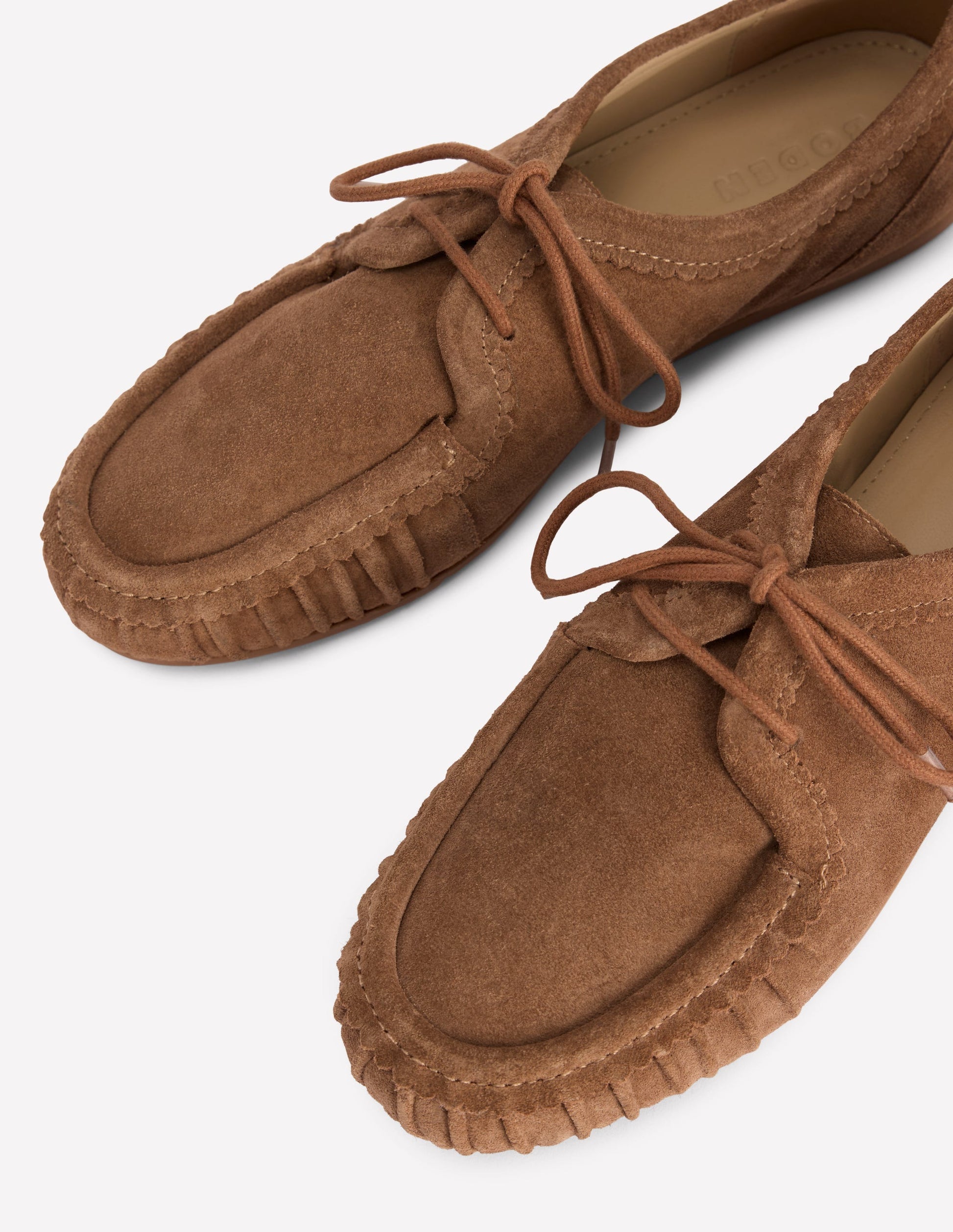 Soft Boat Shoes-Tan-5