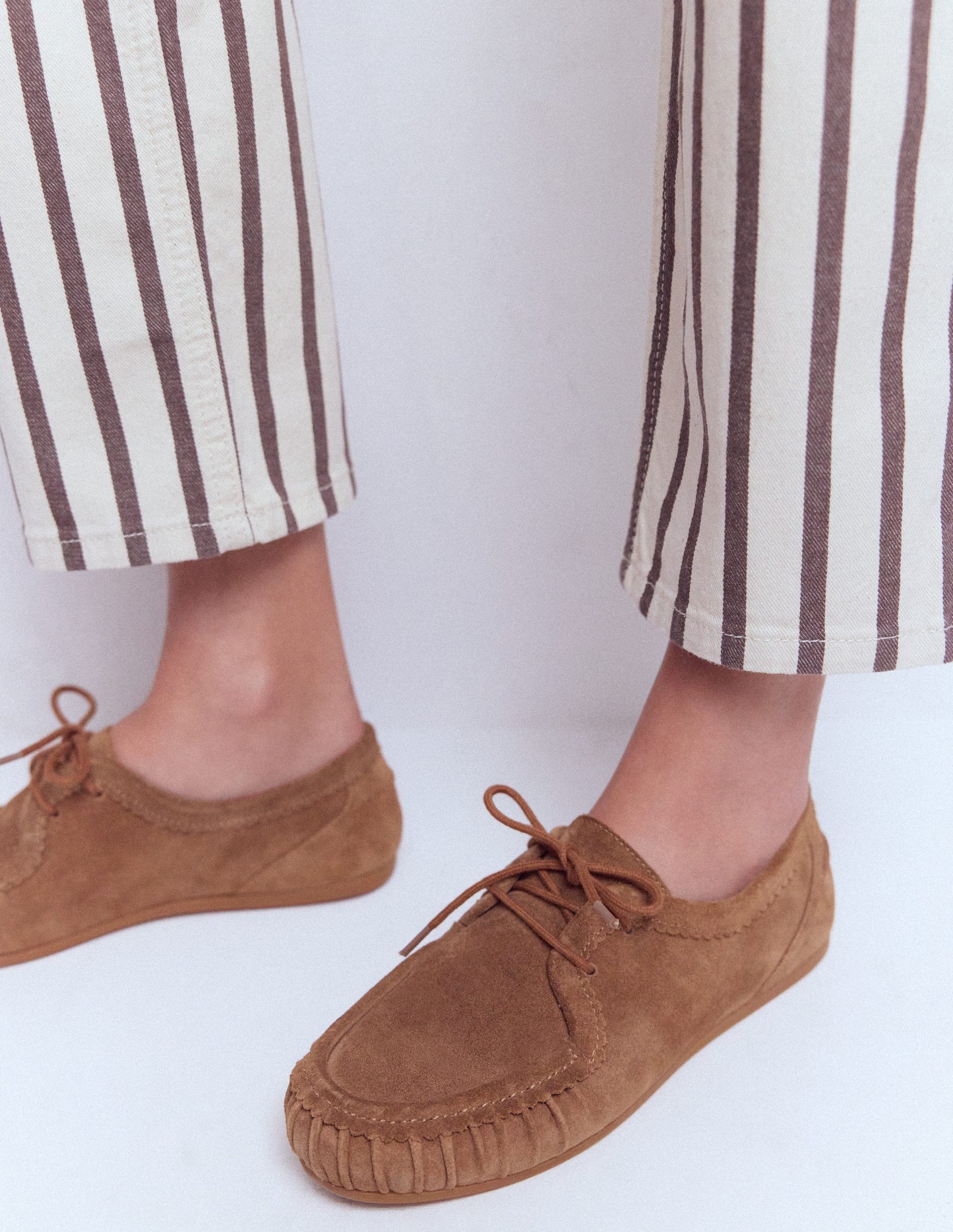Soft Boat Shoes-Tan