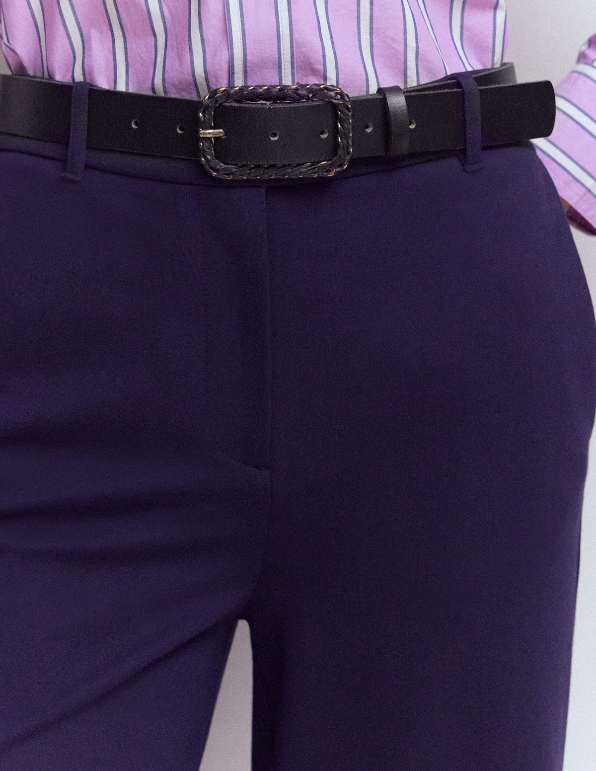 Plait Hardware Belt-Navy - Image 2