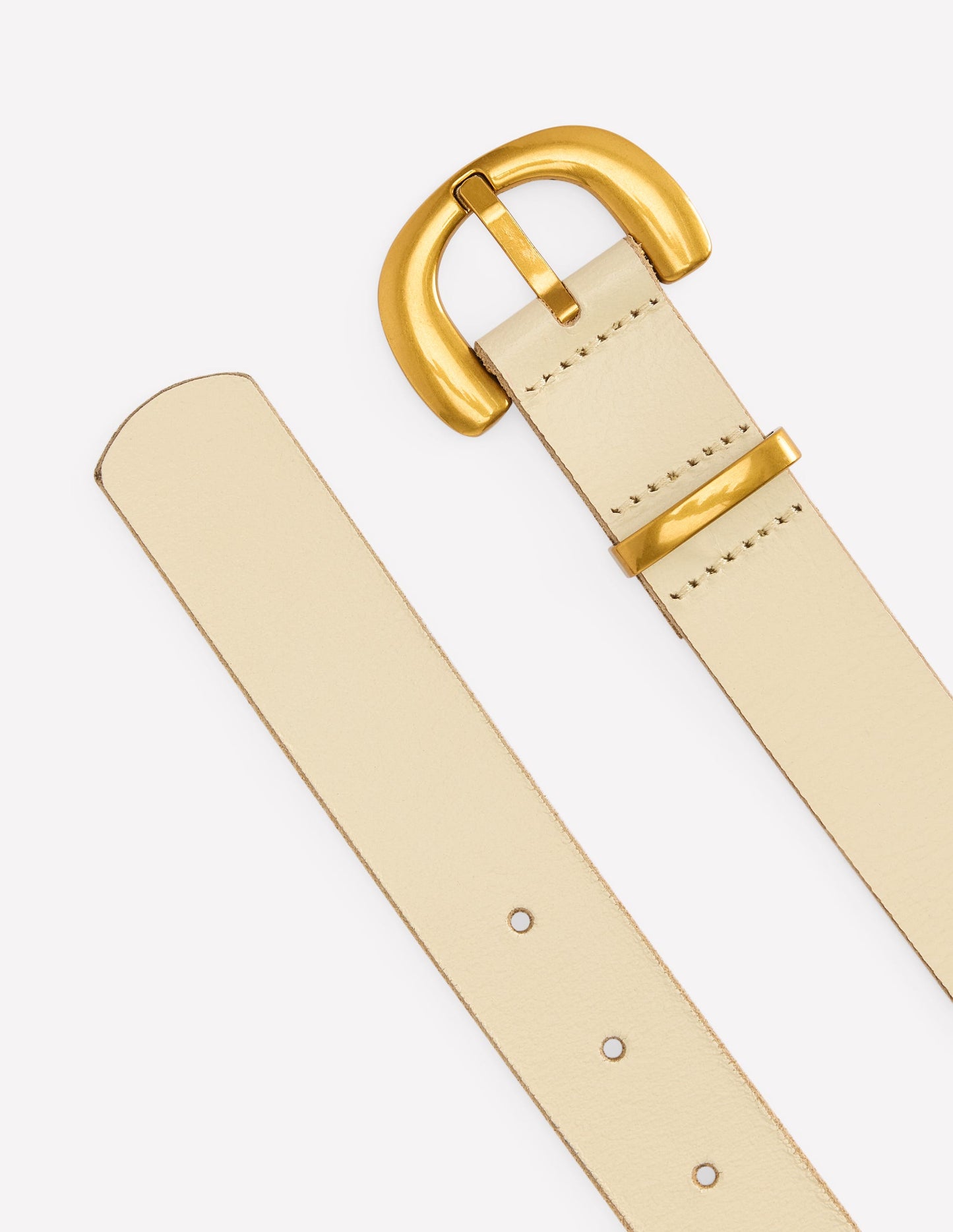 Chunky Hardware Belt-Ecru