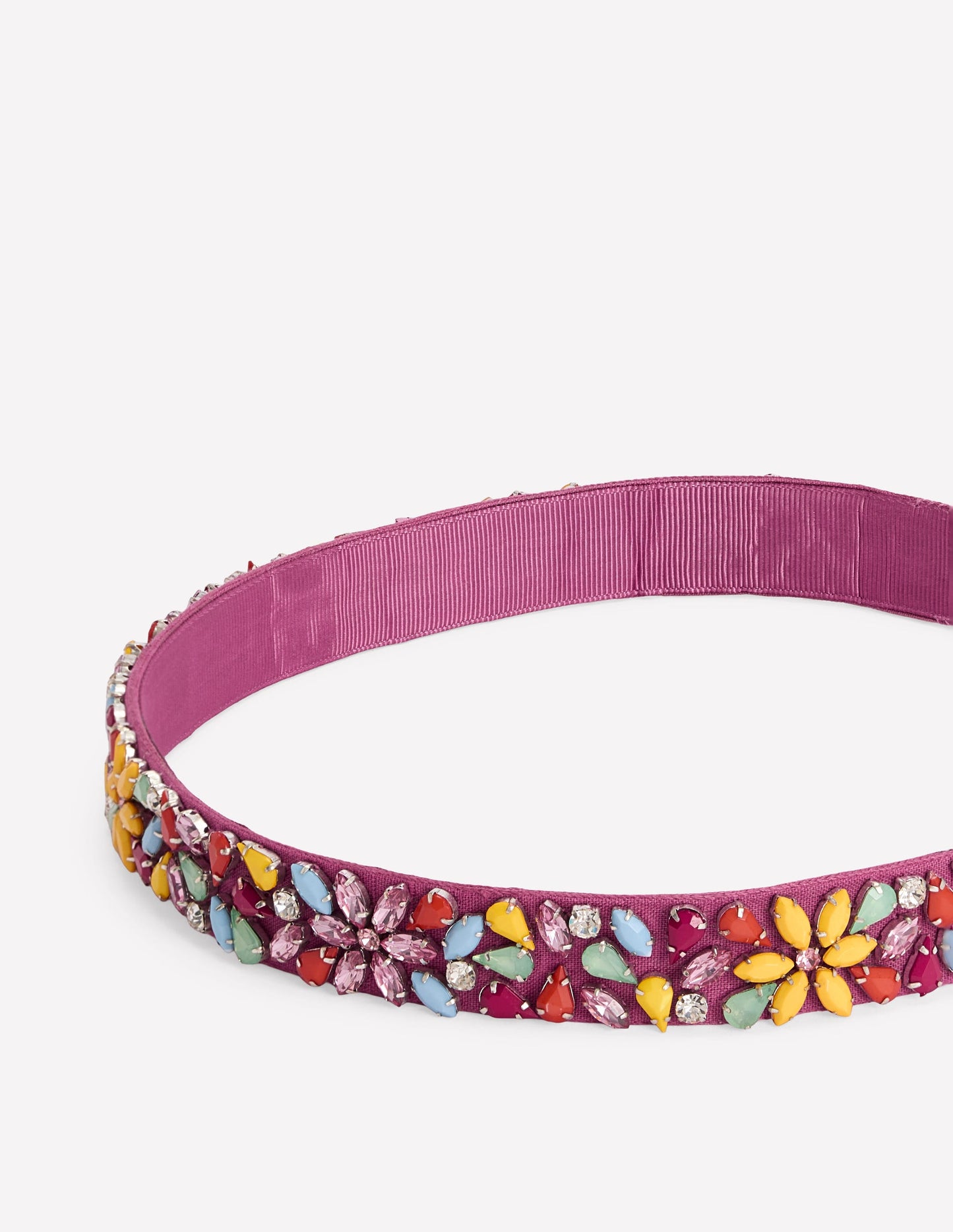 Embellished Party Belt-Pink Parfait