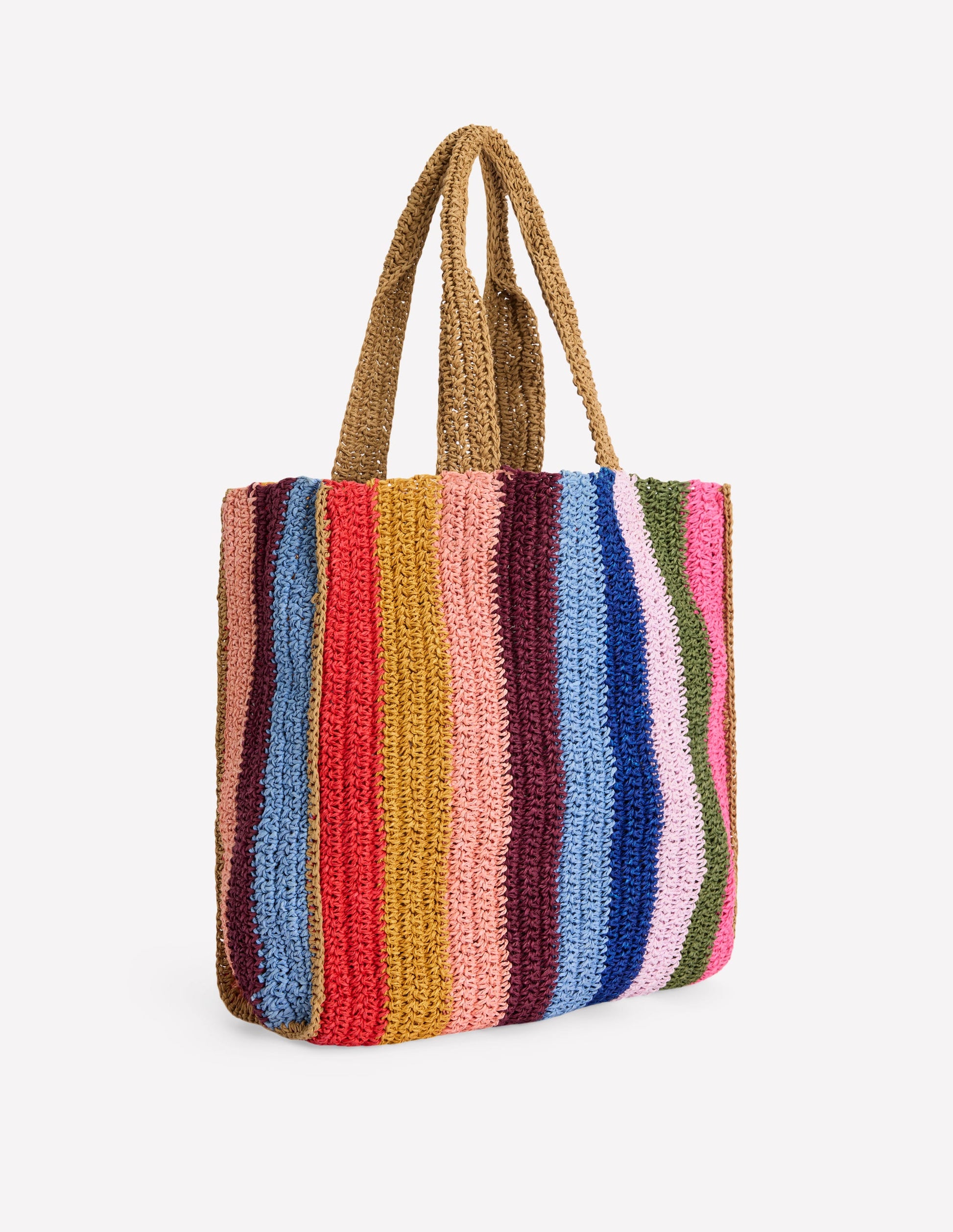 Shopper Tote-Multi Stripe-3