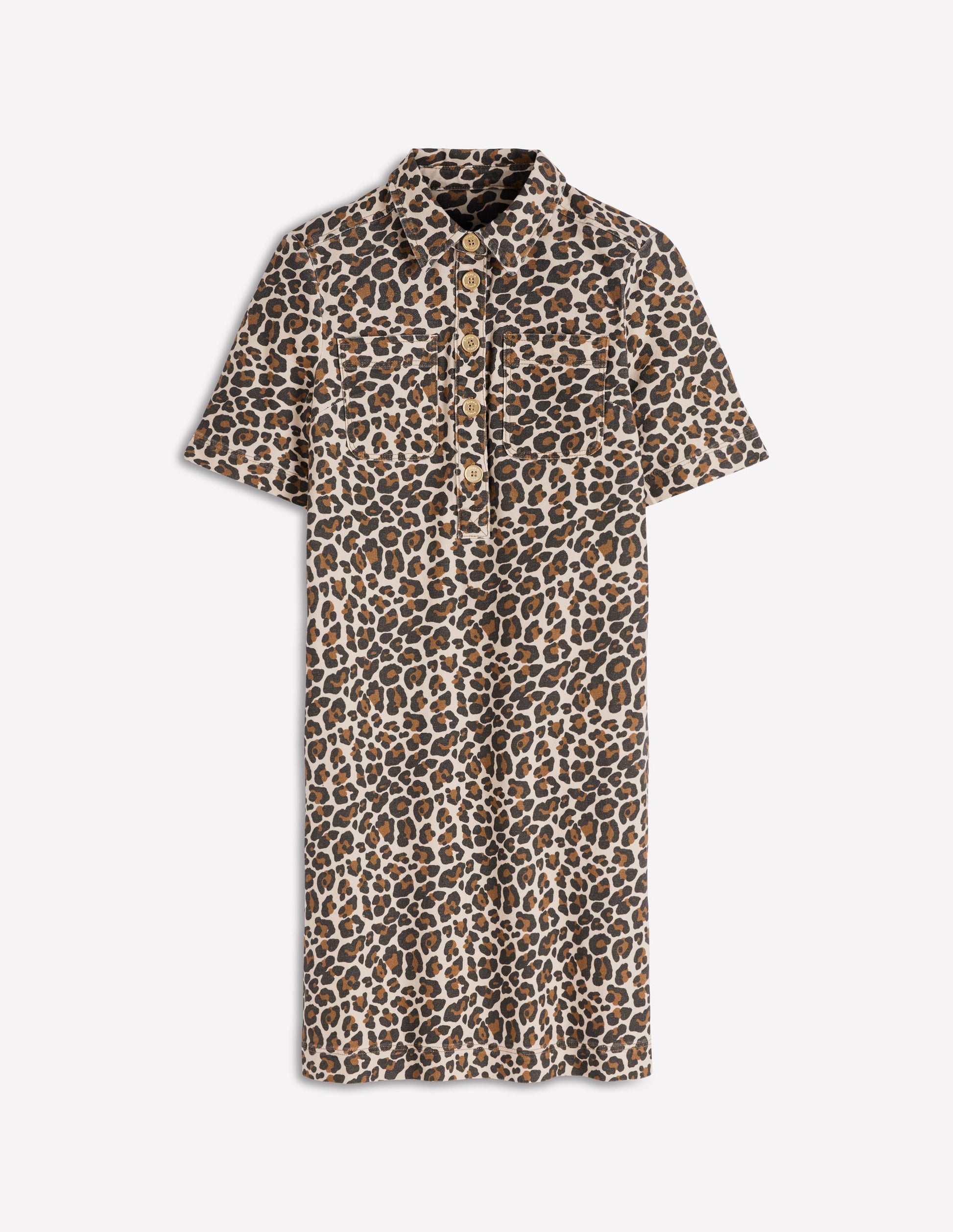 Zia Pocket Shift Dress-Almond Milk, Cheetah Pop-5