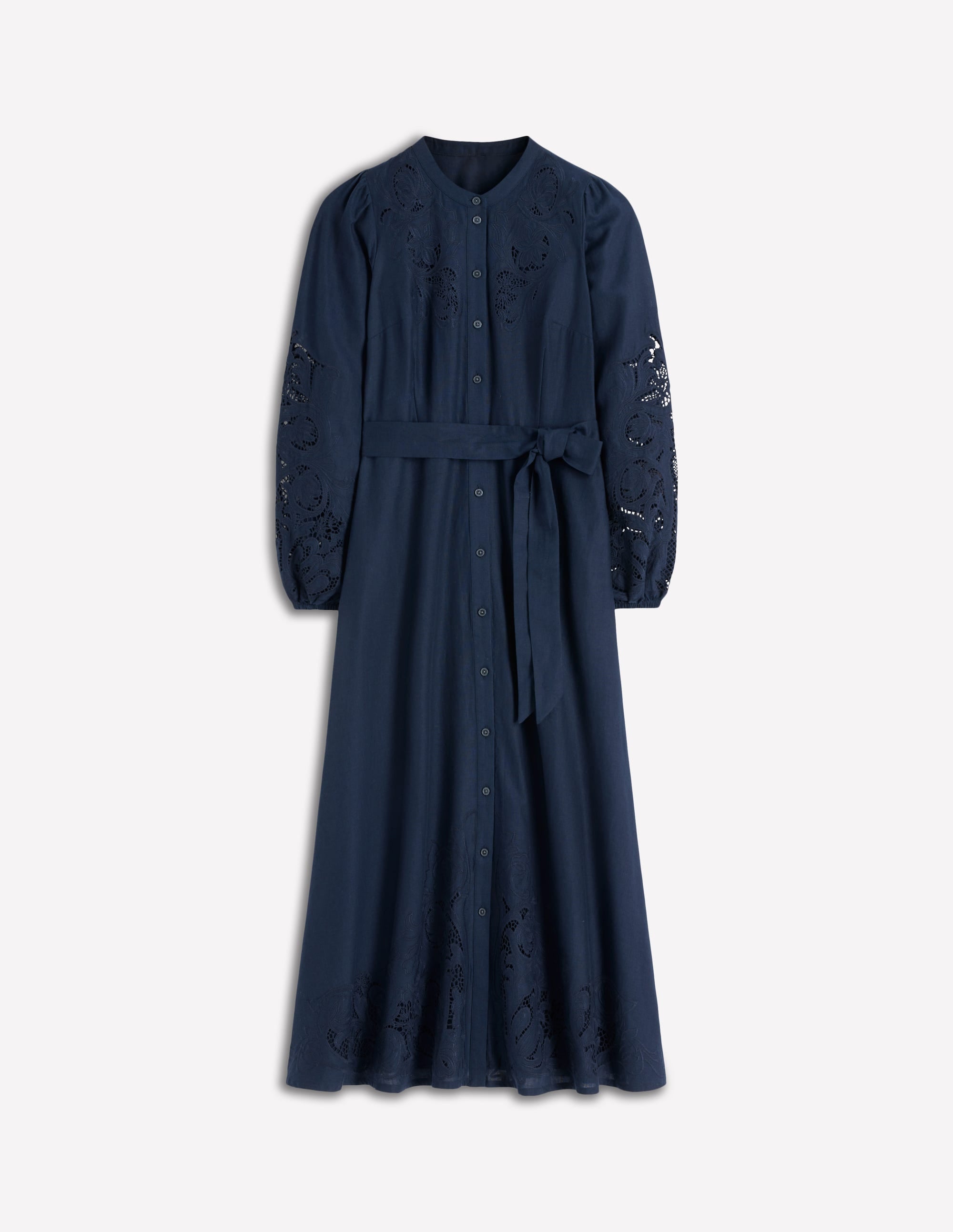 boden linen shirt dress Belinda Linen Shirt Dress - Navy