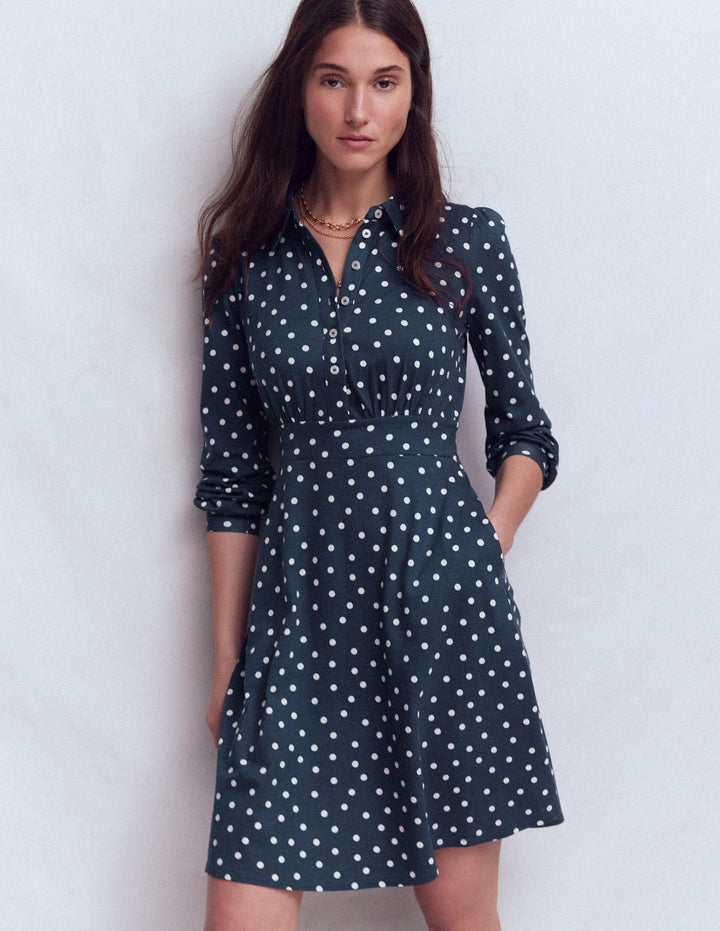 Women`s Cotton Long Sleeve Jersey Dresses | Boden USA Women`s Cotton Long Sleeve Jersey Dresses | Boden USA