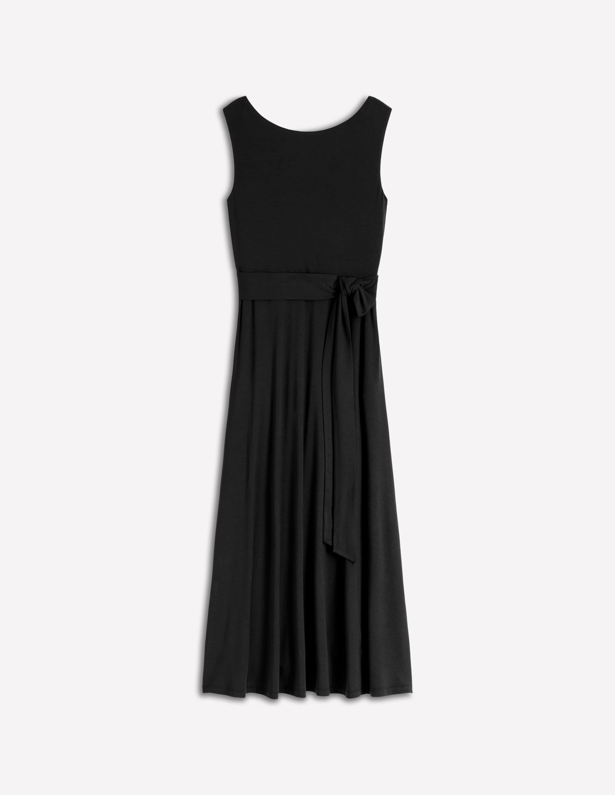 Tamsin Jersey Midi Dress-Black - Image 6