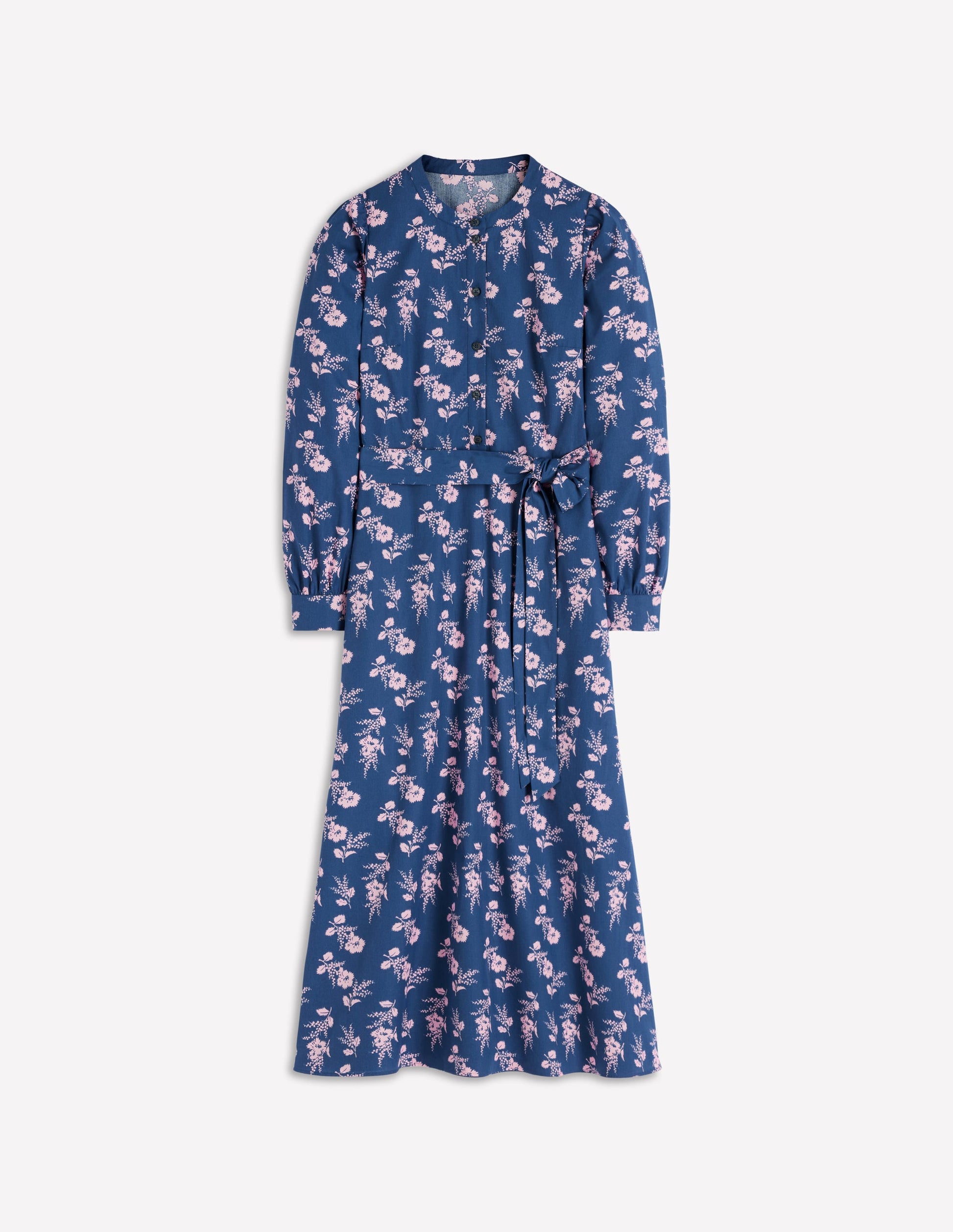 Boden Women's Ava Cotton Midi Dress in Blue | Size 6 Boden Women's Ava Cotton Midi Dress in Blue | Size 6