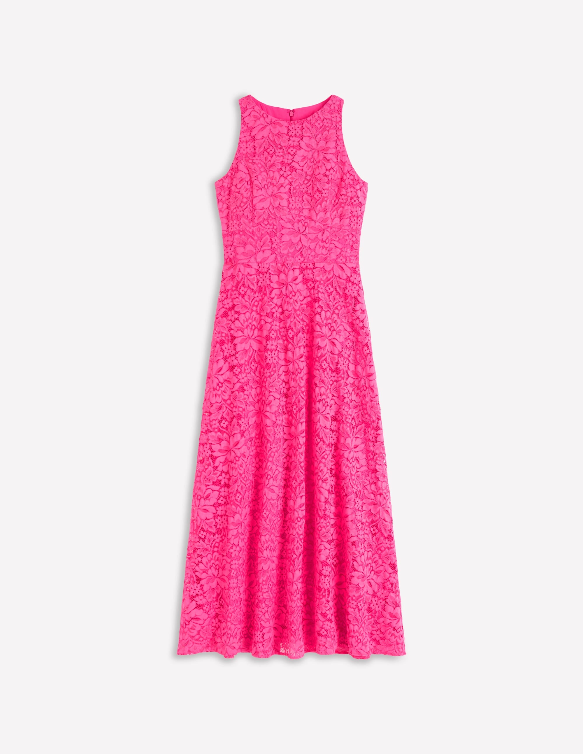 boden pink maxi dress Pleat Detail Blouson Dress-Cosmos Pink