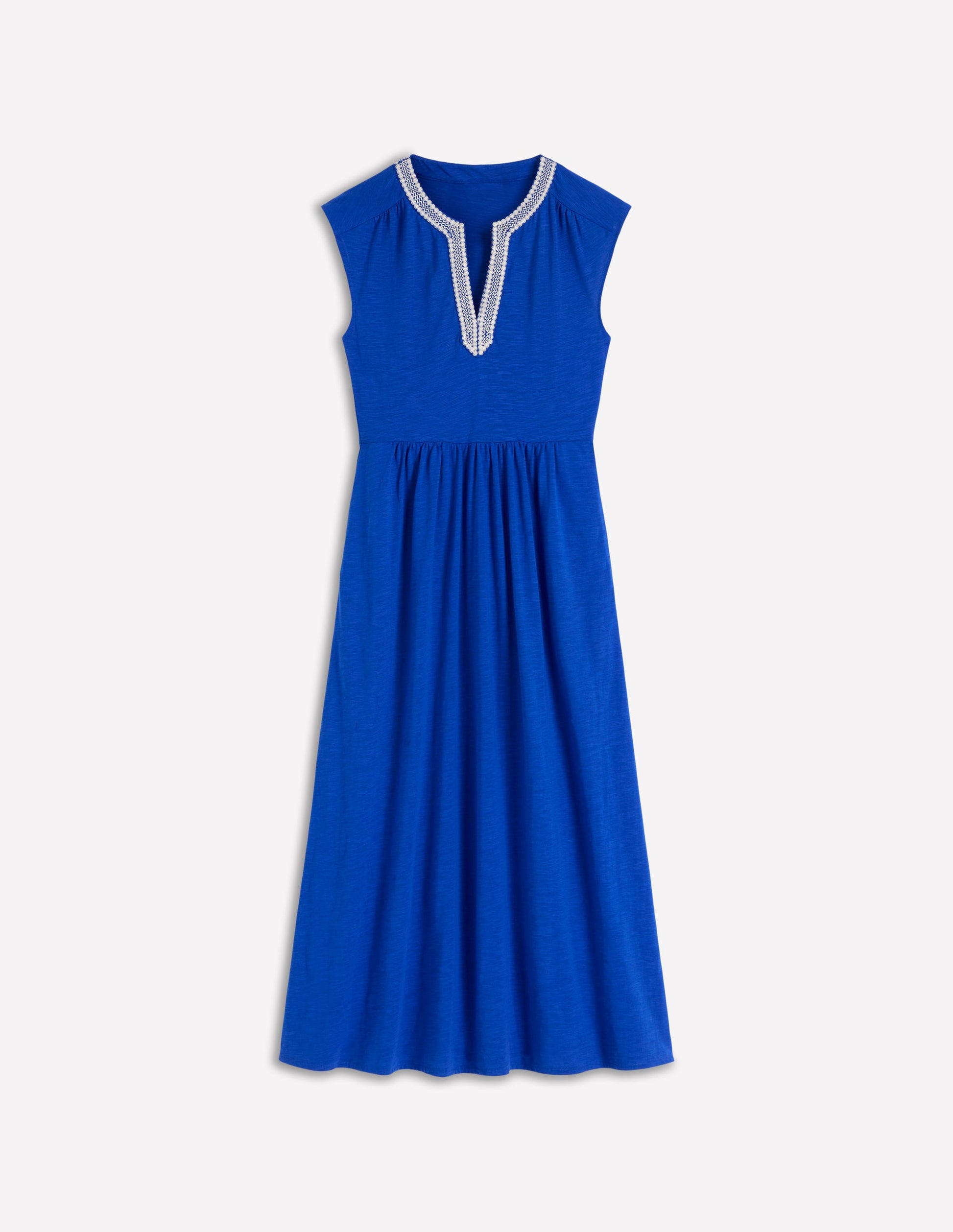 Boden Women's May Jersey Midi Dress in Blue | Size 0 Boden Women's May Jersey Midi Dress in Blue | Size 0