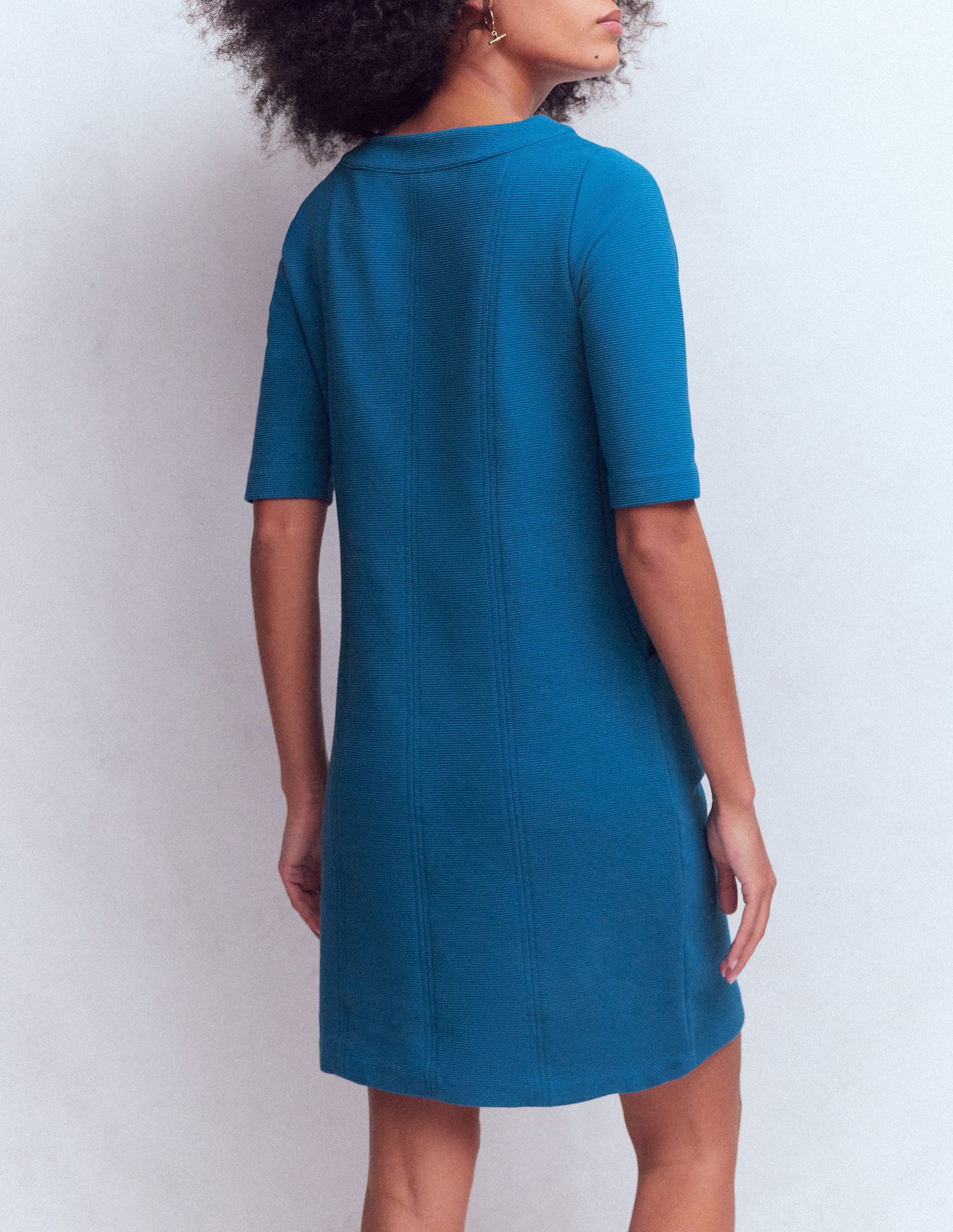 ottoman knit dress Chan Ottoman-Knit Dress Navy / Regular / XS