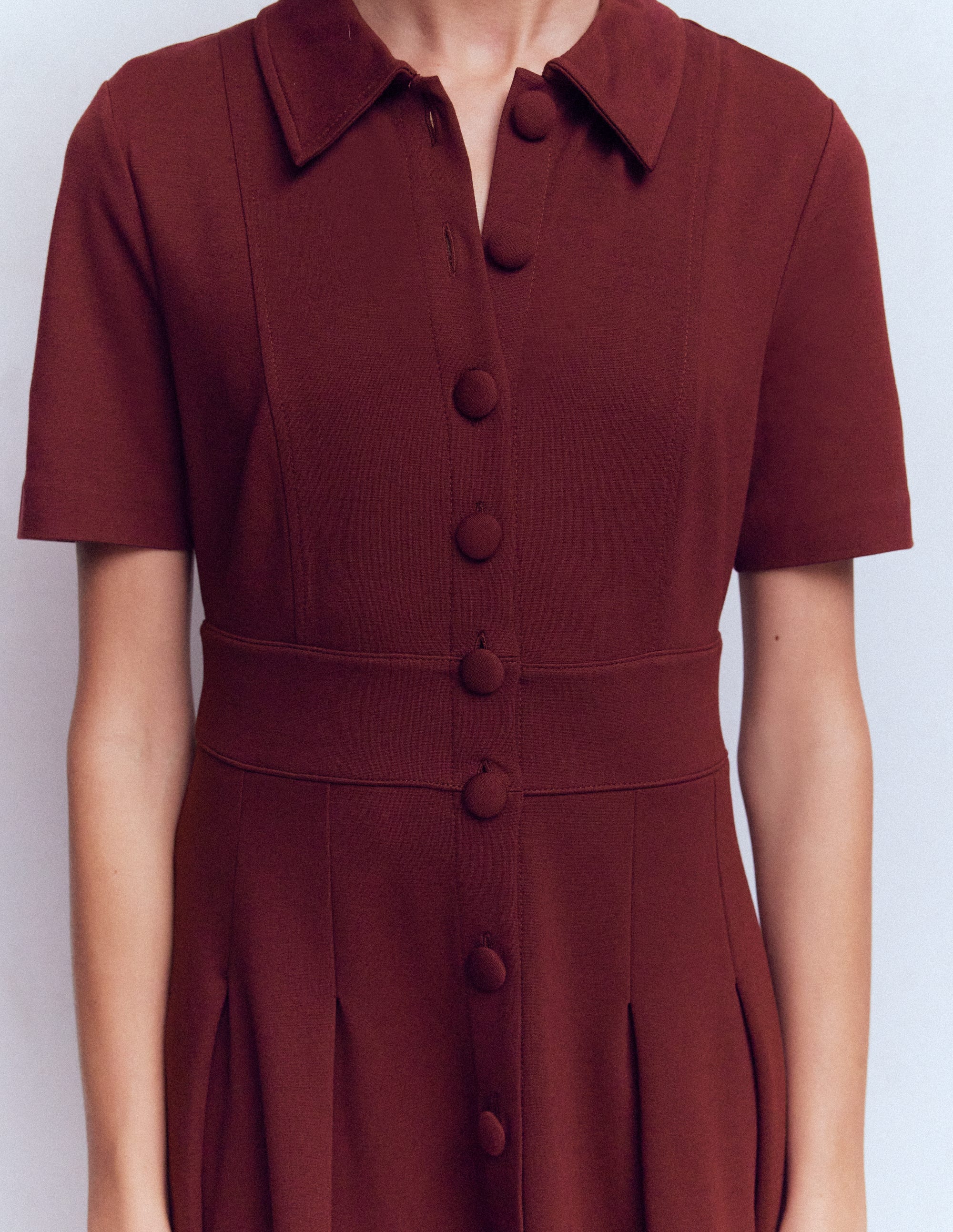 Bridget Ponte Short Dress - Deep Wisteria | Boden USA