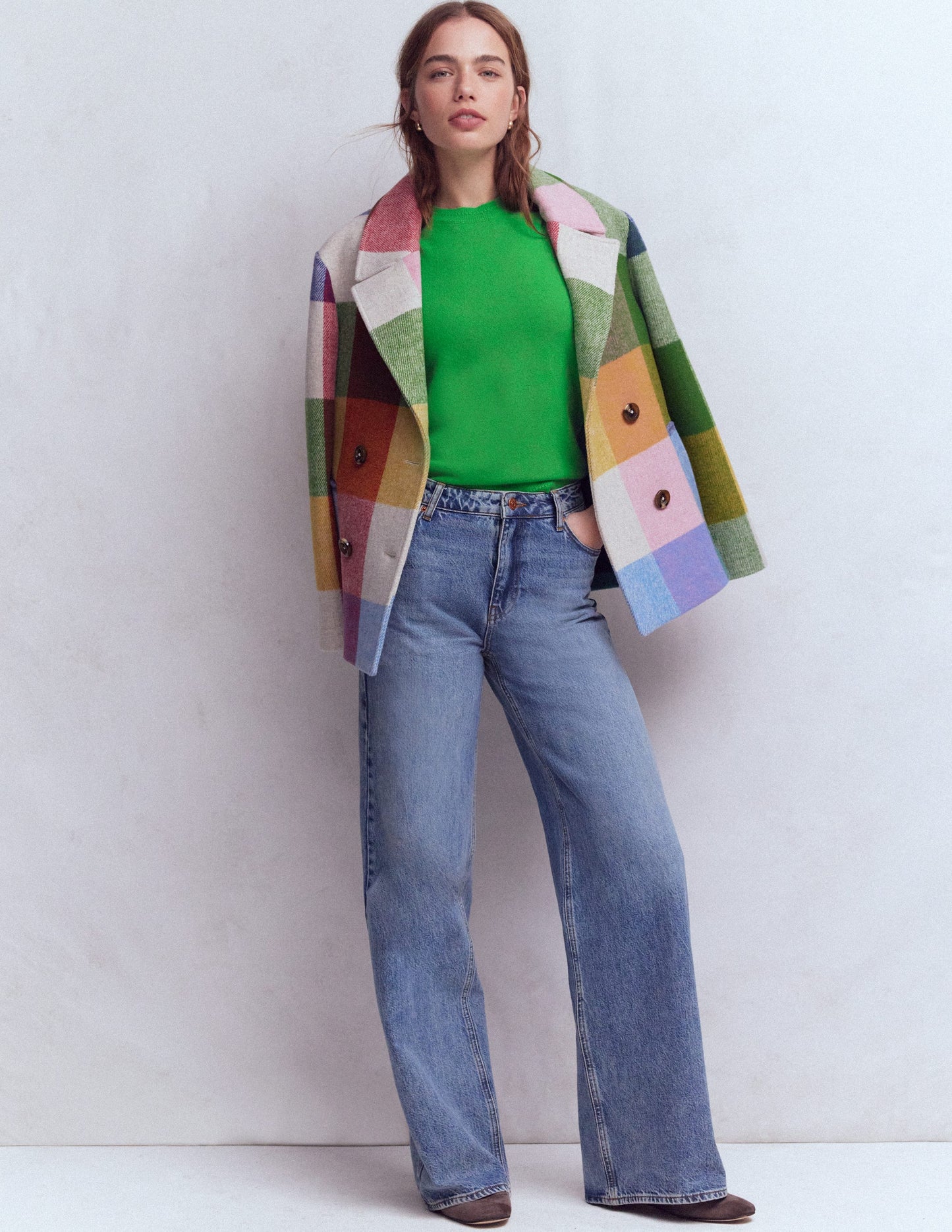 Eva Cashmere Vest-Sapling Green