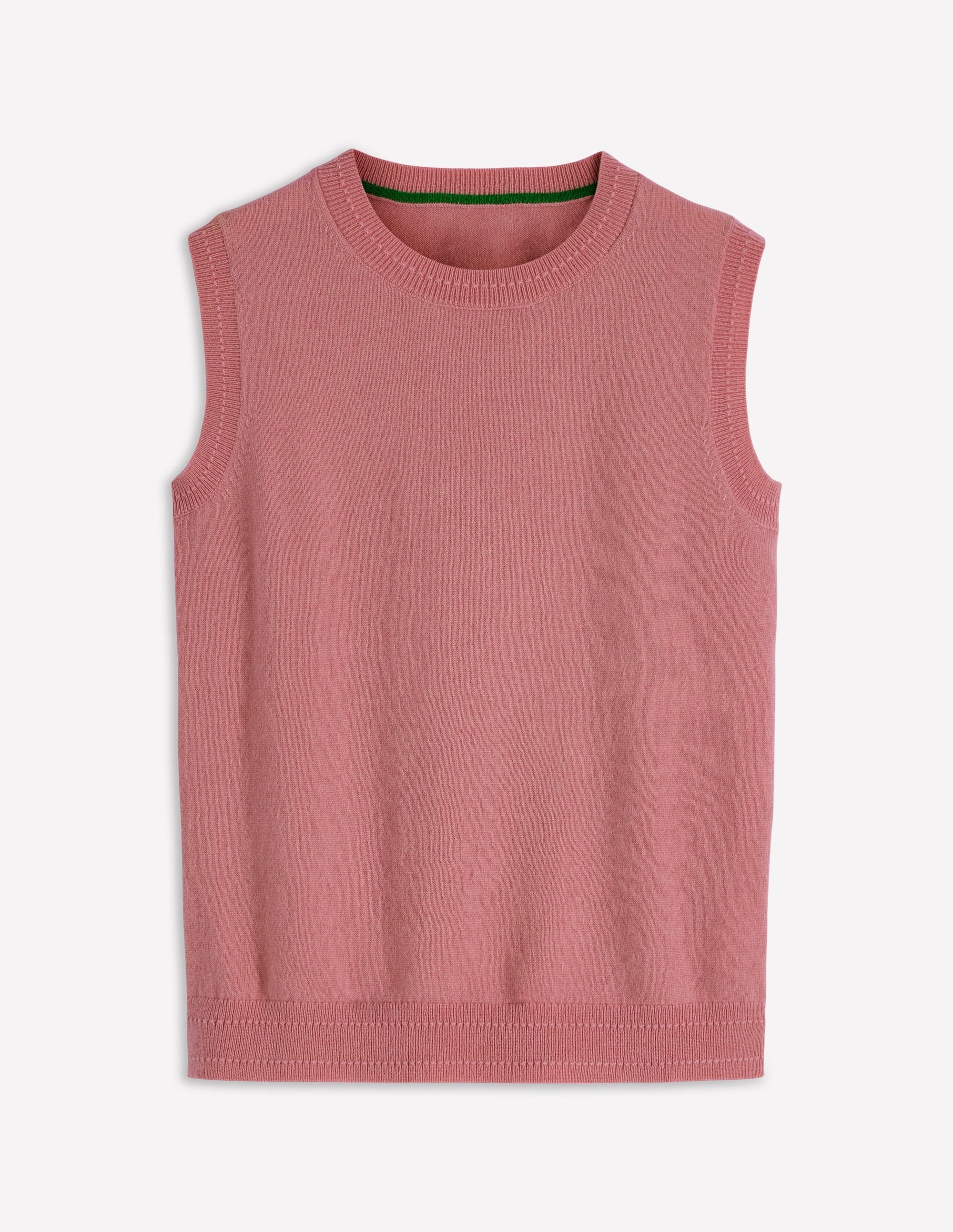 Eva Cashmere Vest-Camelia Pink - Image 6