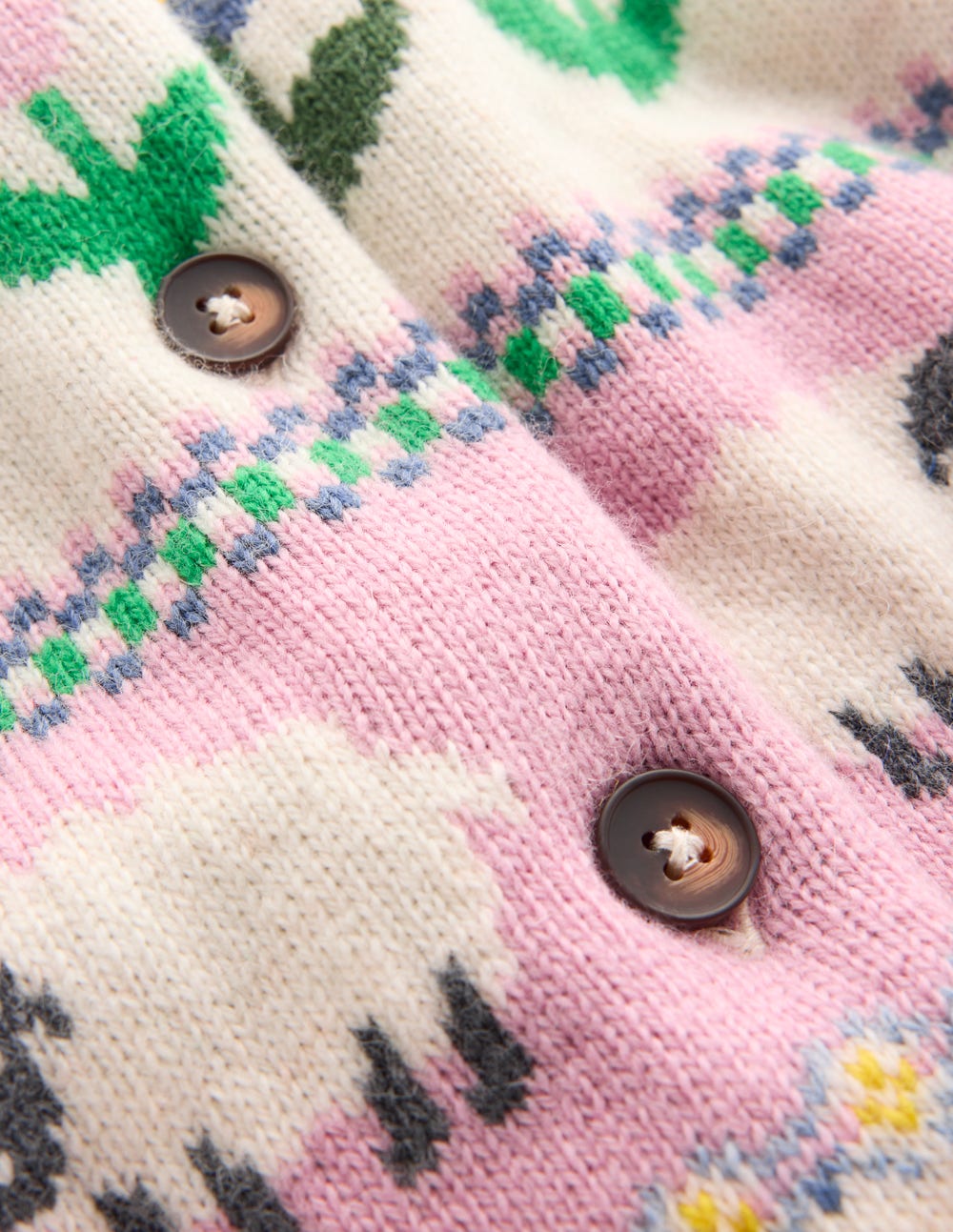Edie Fair Isle Cardigan-Easter Farm-5