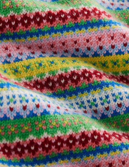 Edie Fair Isle Sweater-Multi, Heritage Geo-7