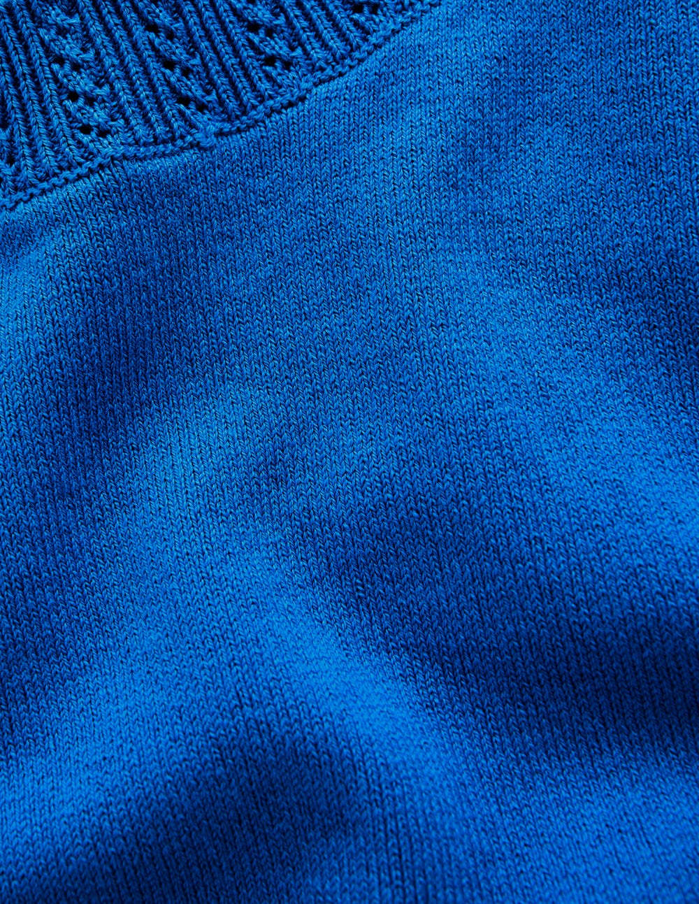 Emilia Cotton Crew Sweater-Kingfisher Blue - Image 7
