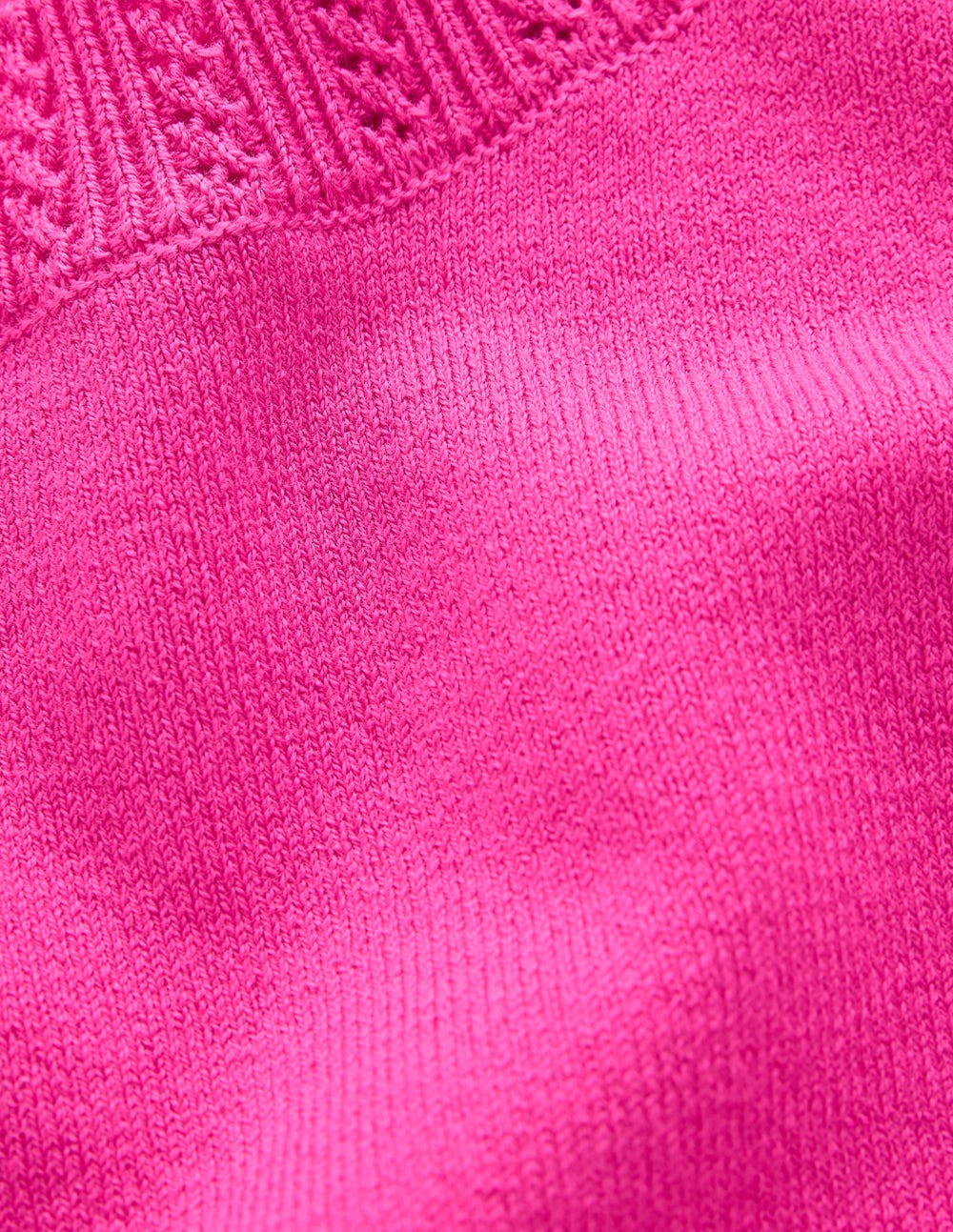 Emilia Cotton Crew Sweater-Pink Peony - Image 6