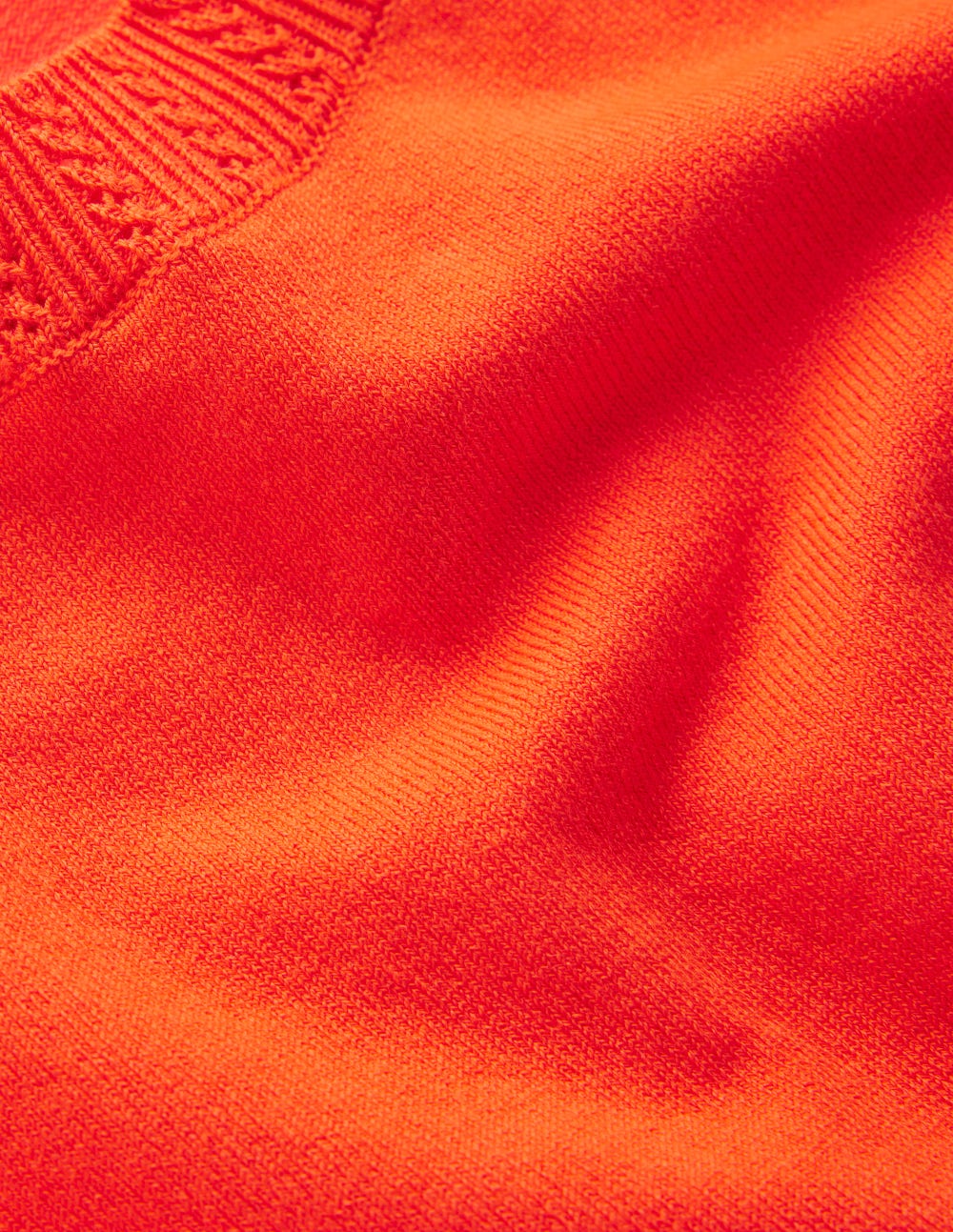 Emilia Cotton Crew T-shirt-Sunset Orange - Image 6