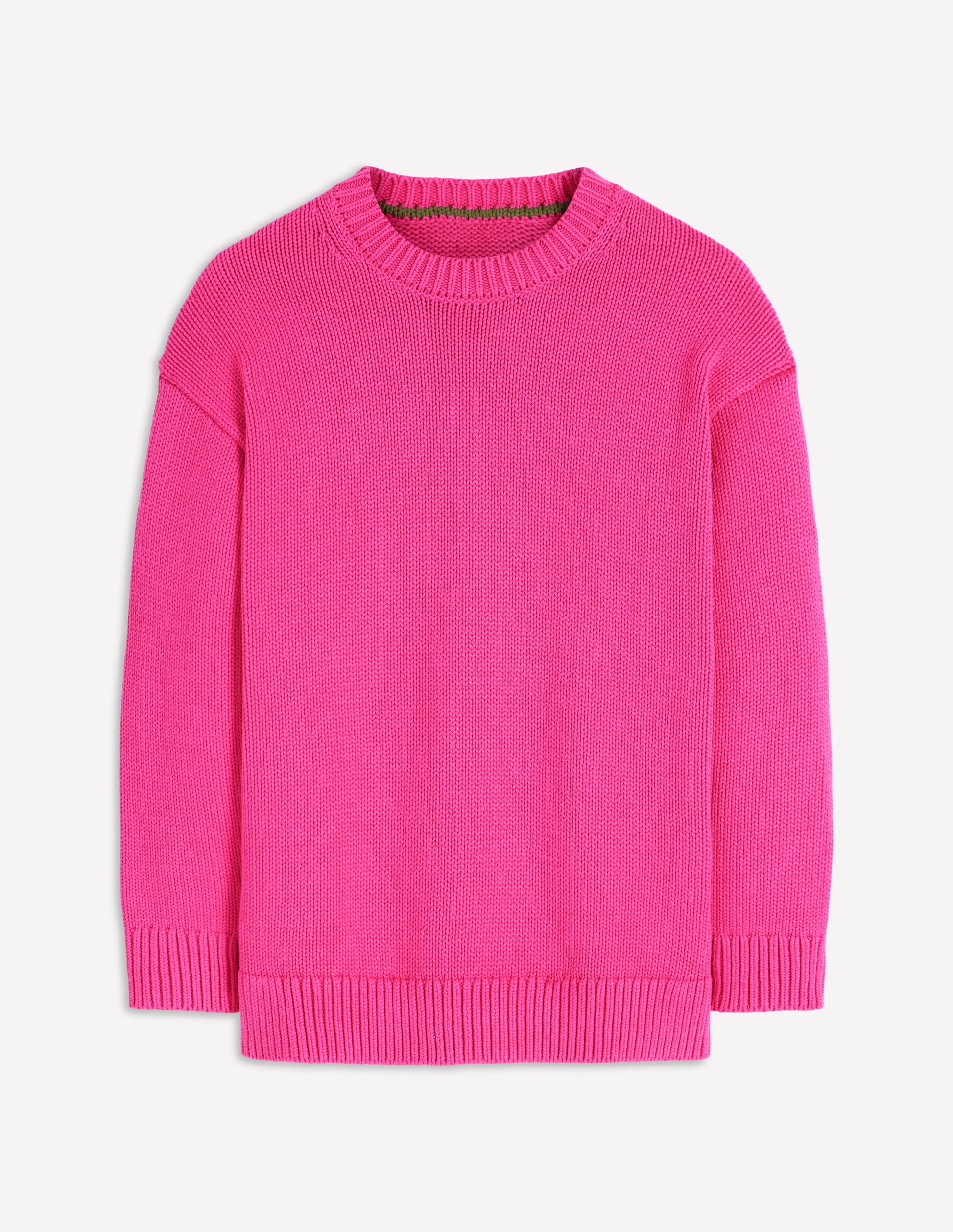 Lucy Oversized Cotton Jumper-Pink Peony-6