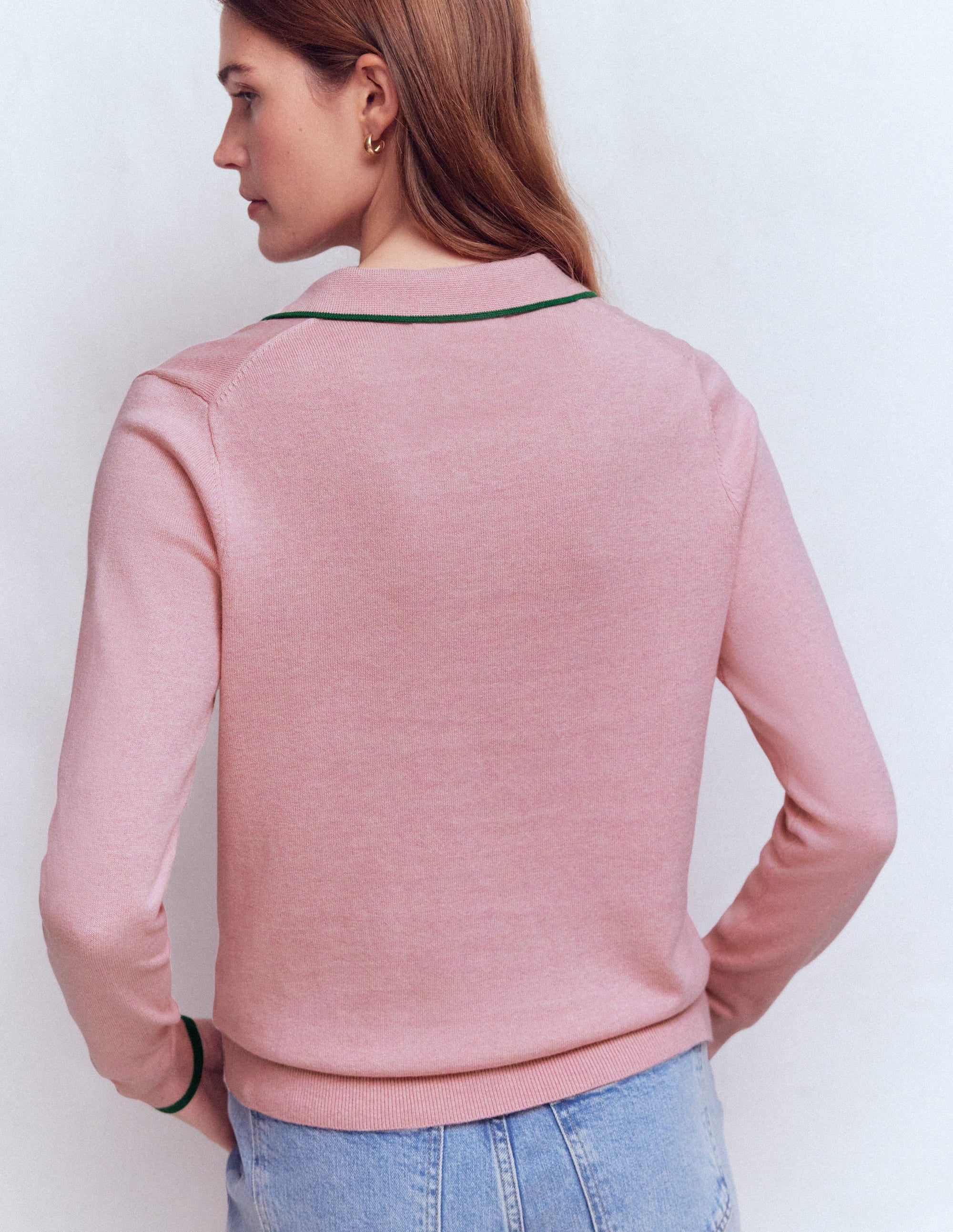Liz Henley Sweater-Lilac - Image 3