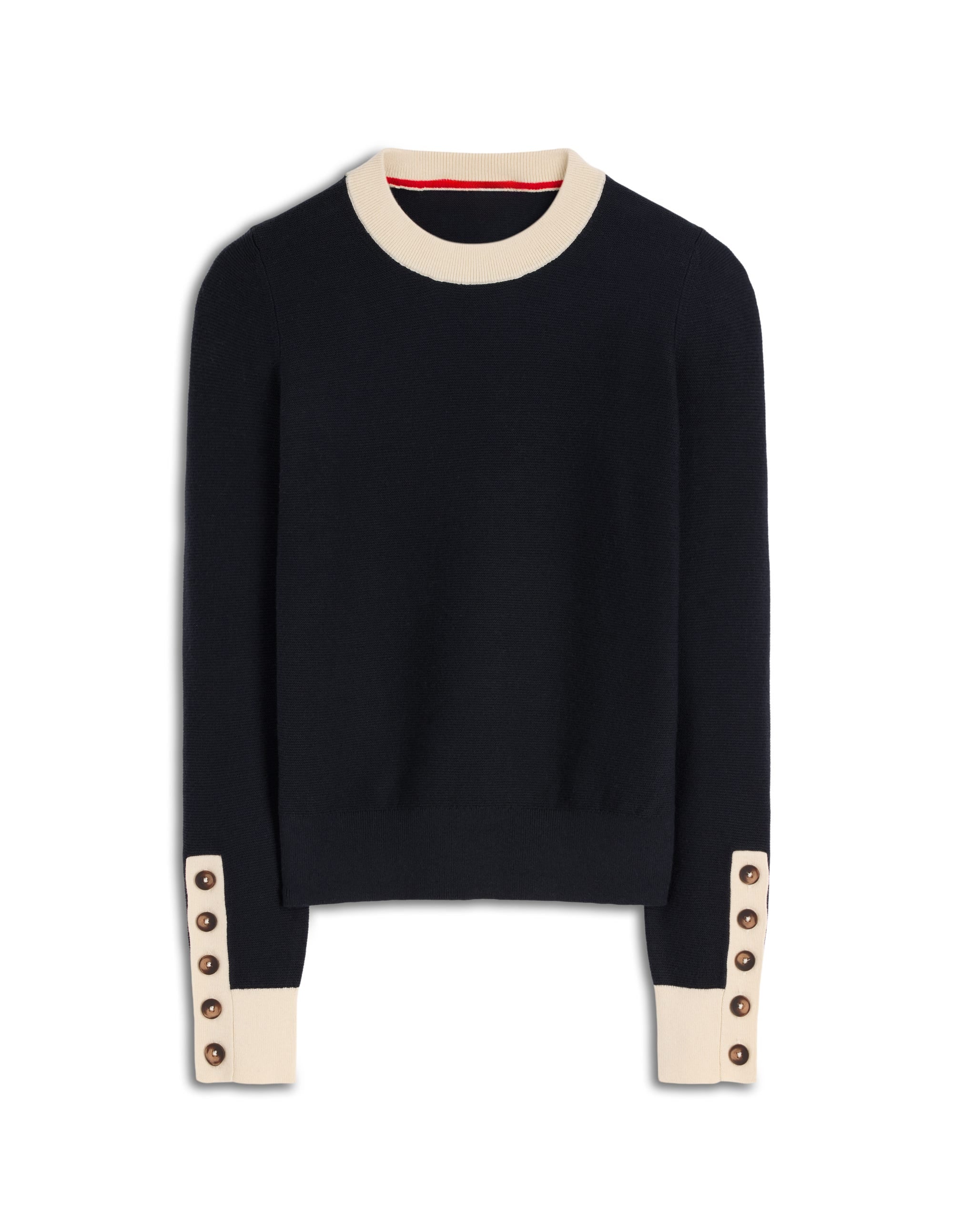 Grace Colour Block Sweater-Navy - Image 5