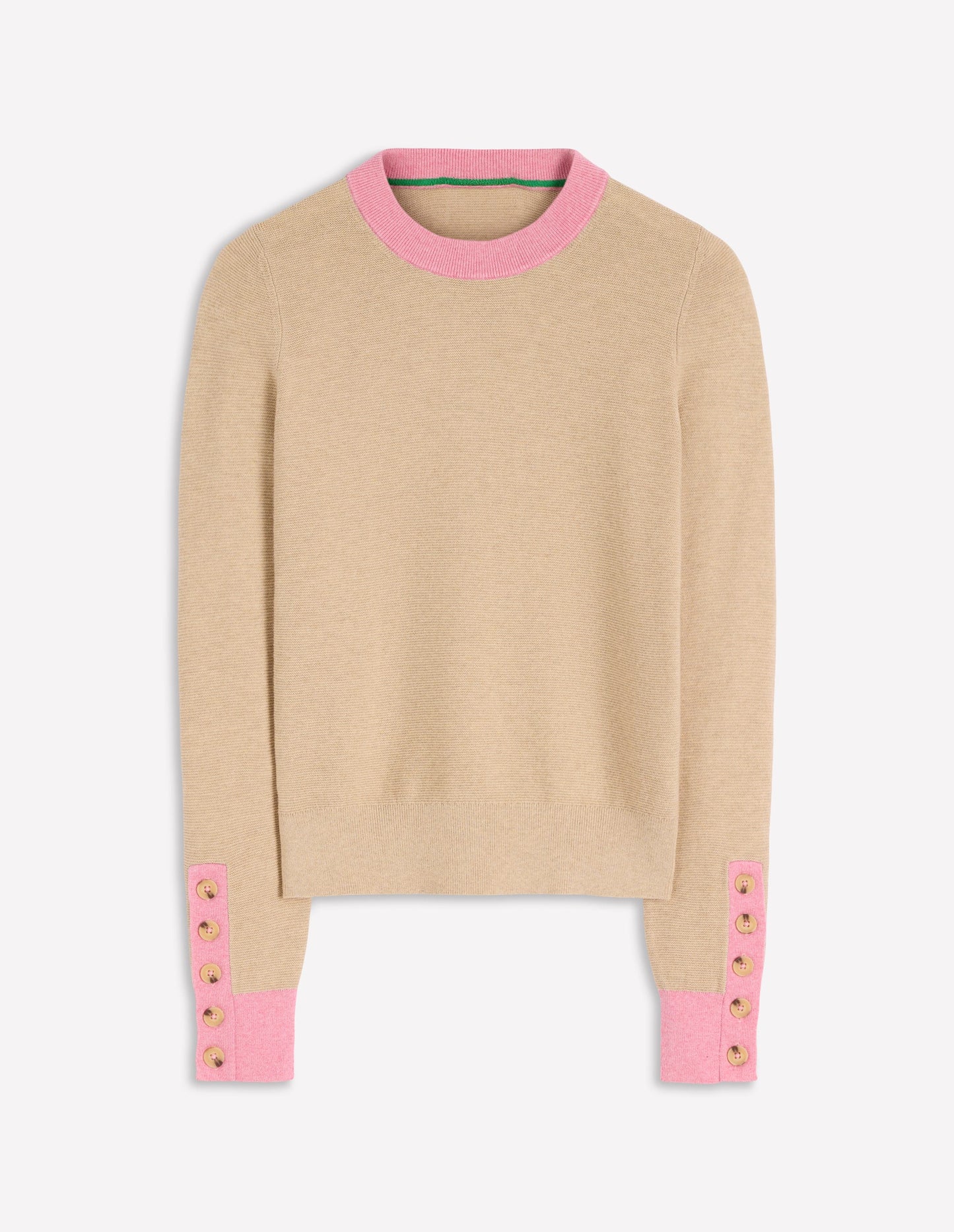 Grace Colour Block Sweater-Vellum