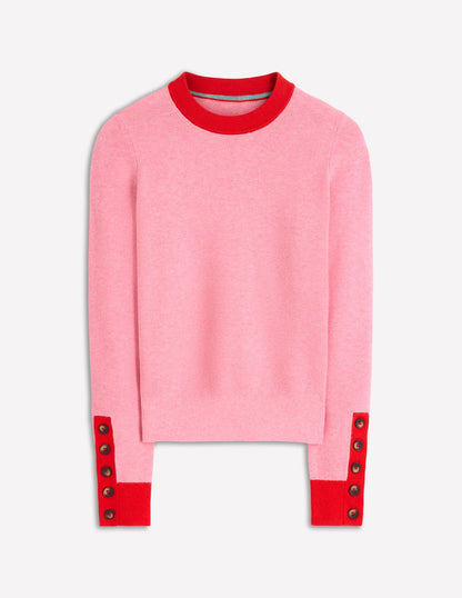 Grace Colour Block Sweater-Pink Lady-7