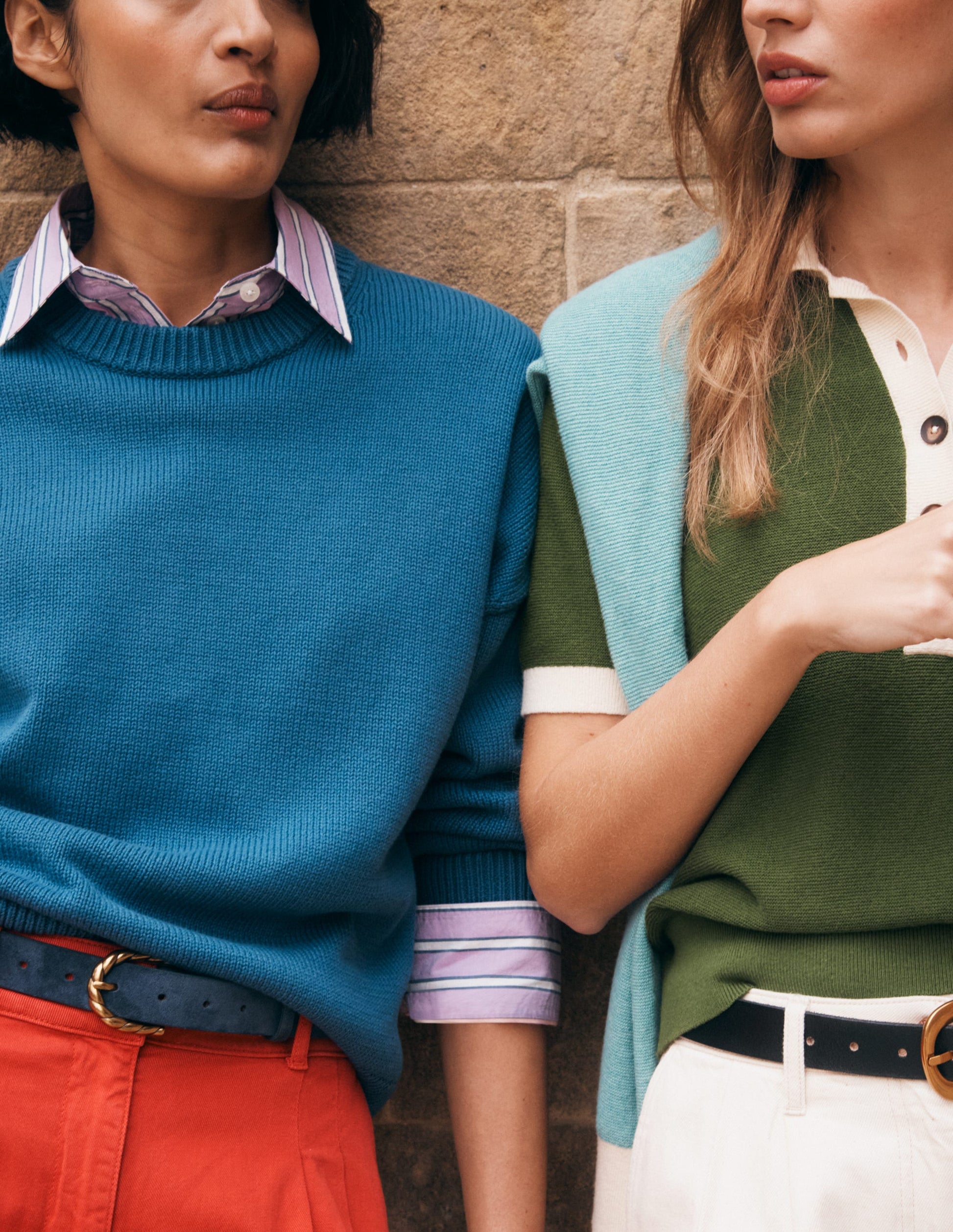 Lucy Relaxed Cotton Sweater-Denim Blue-1