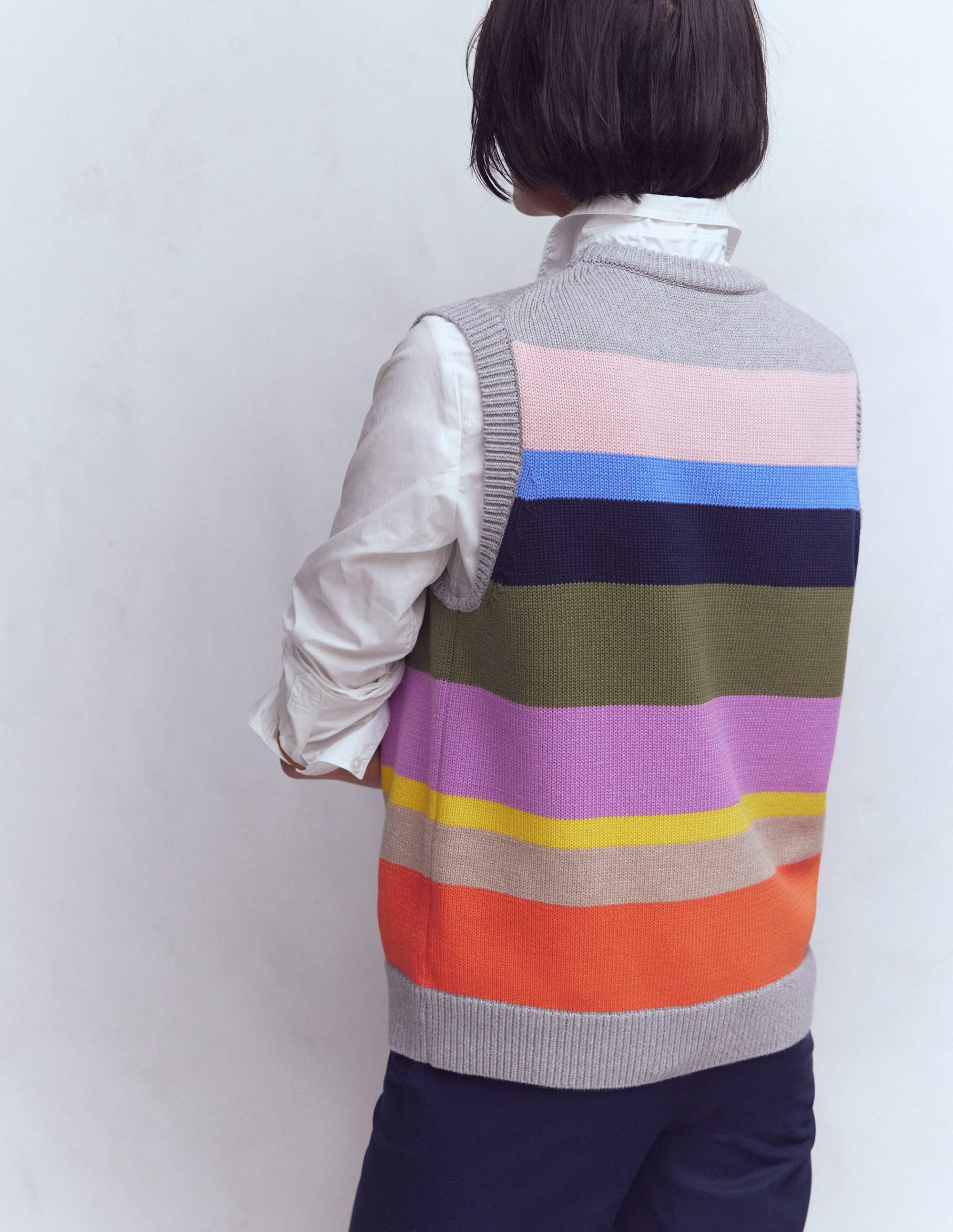 Lucy Cotton Vest-Multi, Rainbow - Image 3