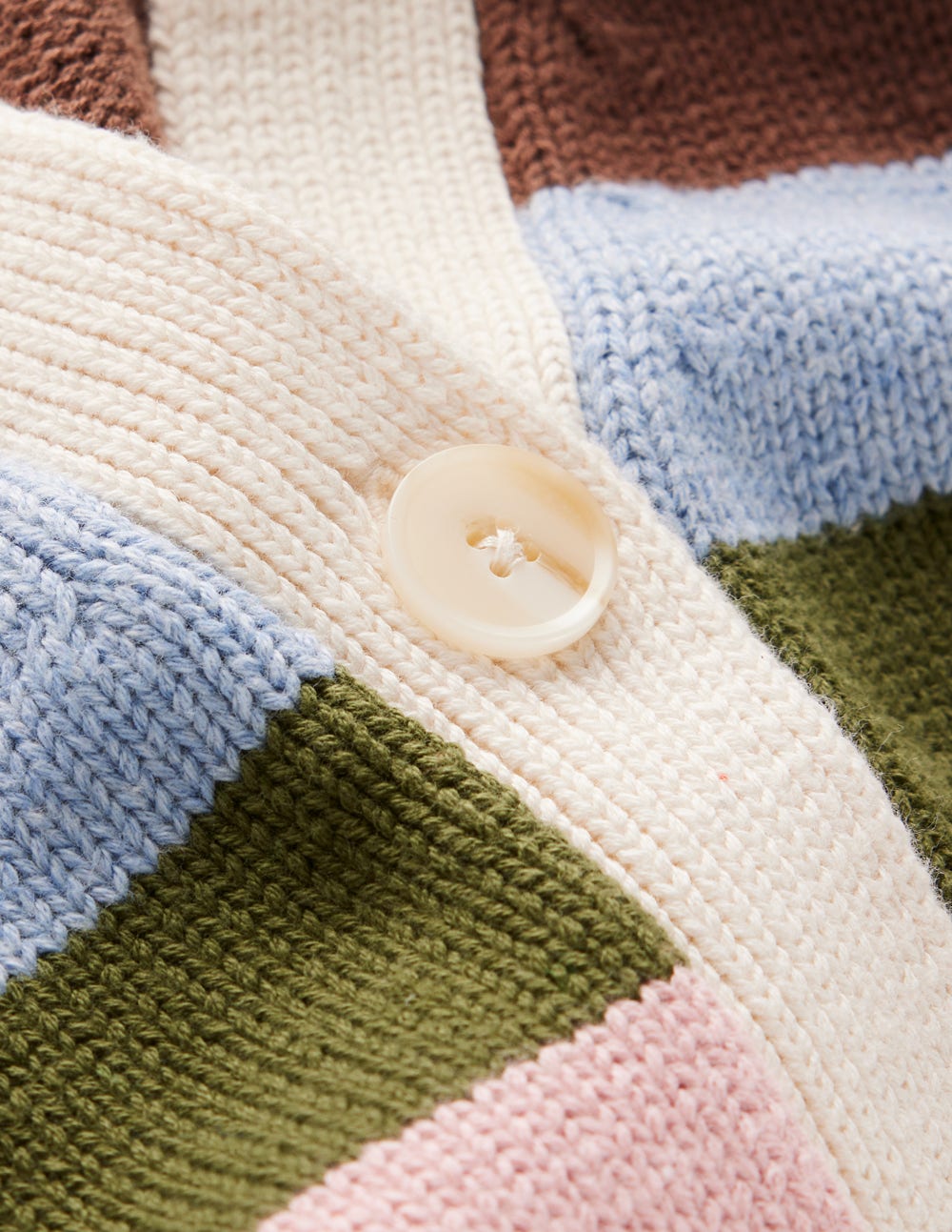 Lucy Relaxed Cotton Cardigan-Multi Hotch - Image 7