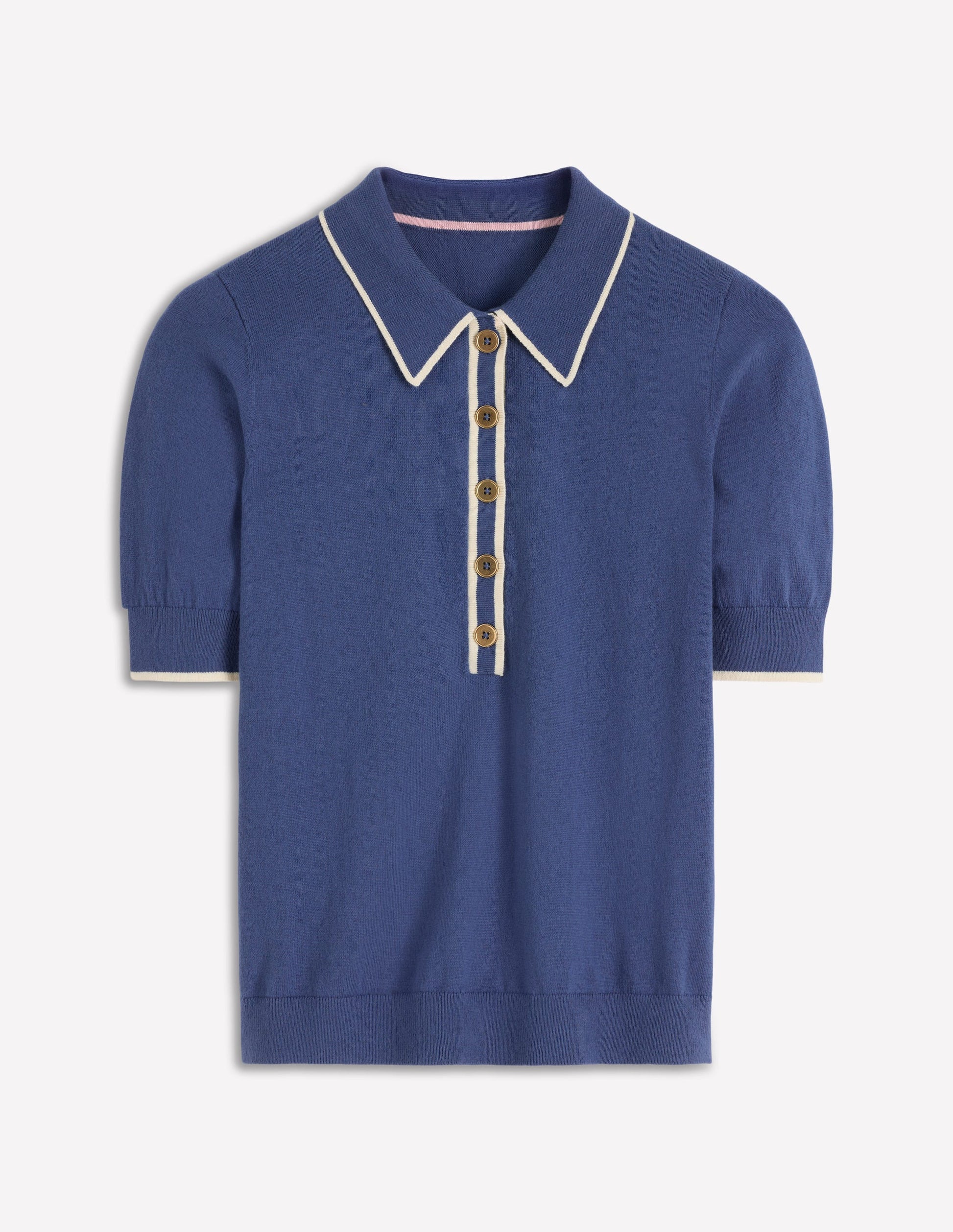 Liz Henley T-Shirt-True Navy-5