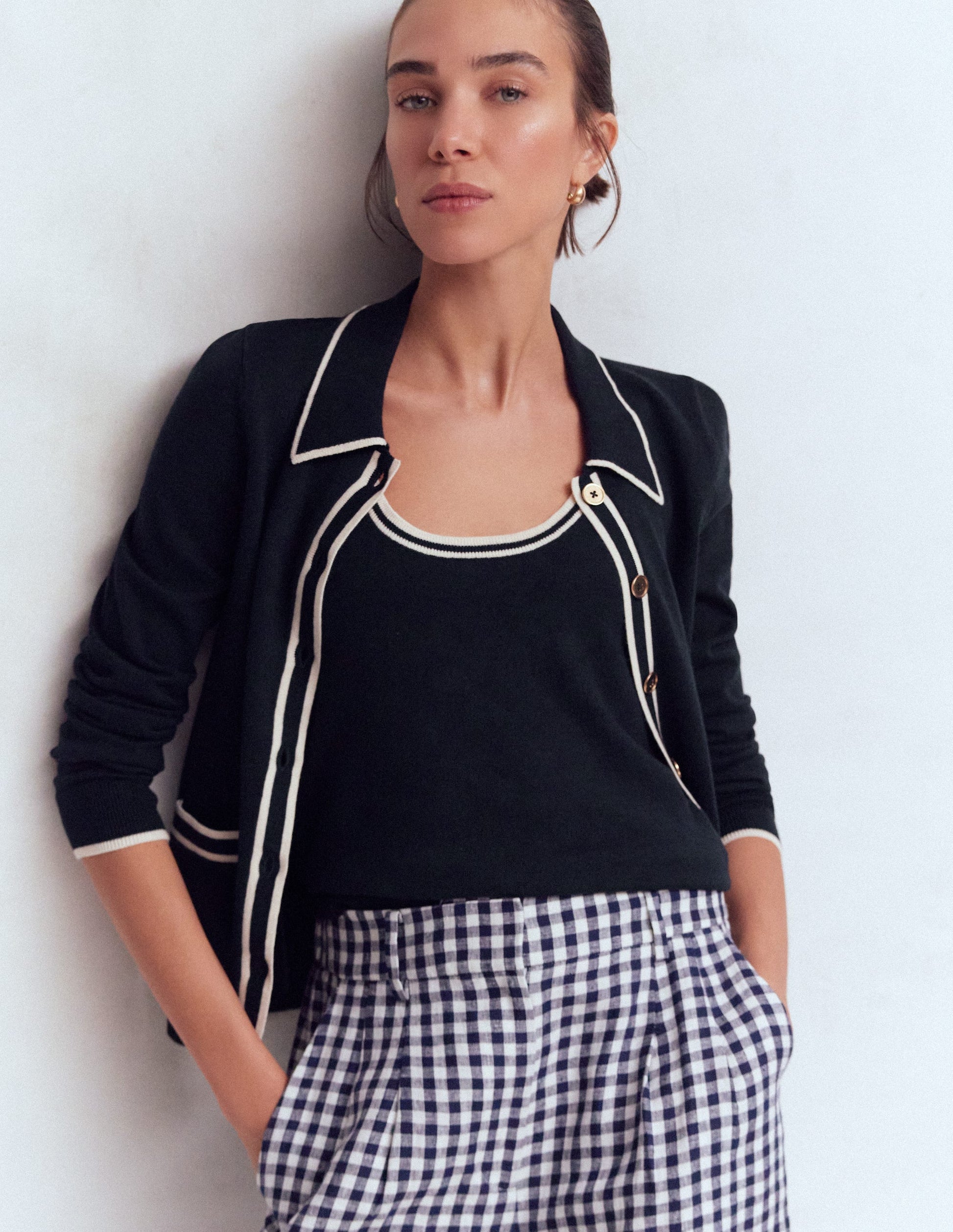 Liz Knitted Tank-Navy-5