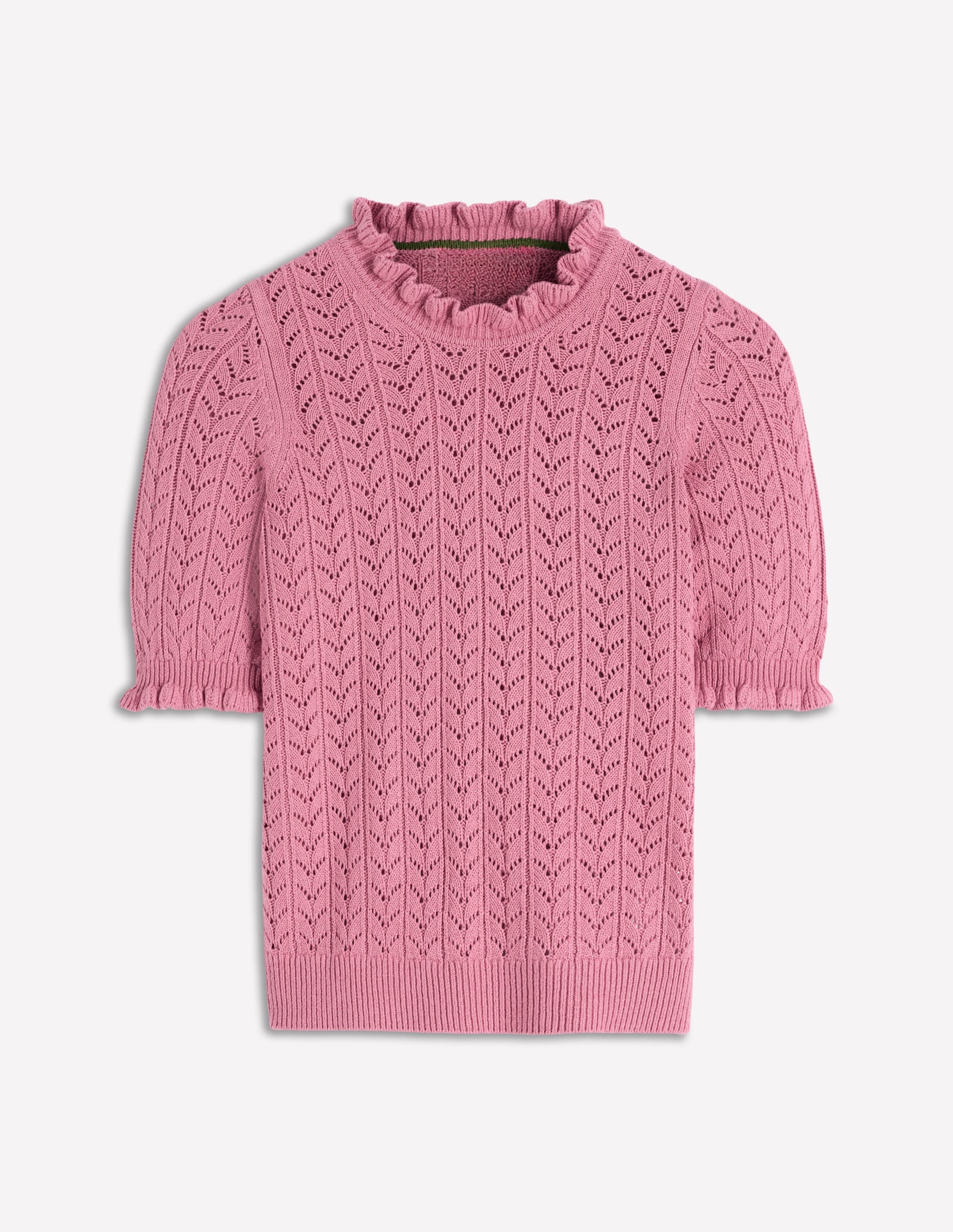 Eloise Frill T - Shirt - Spring Blossom Pink | Boden USA
