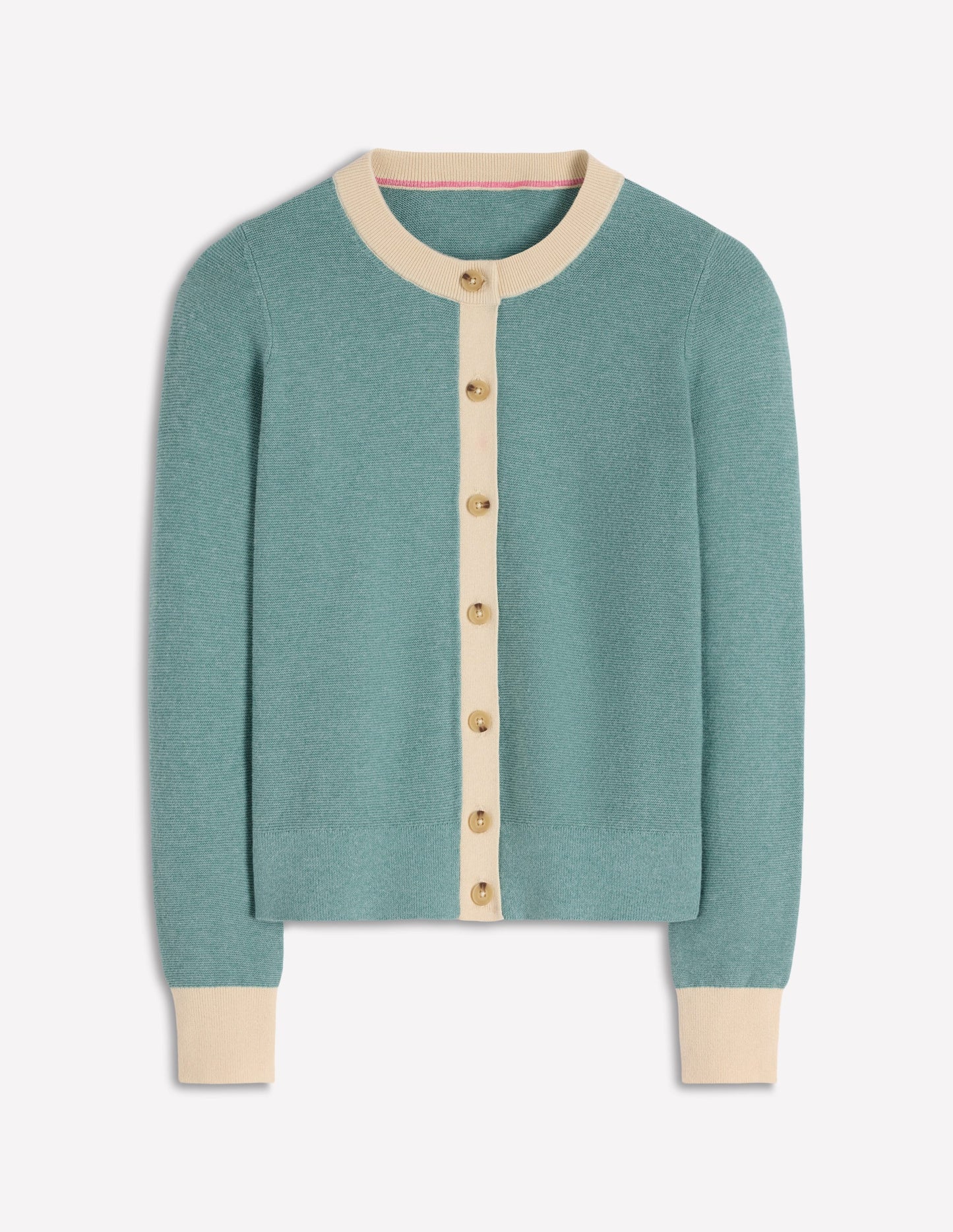 Grace Colour Block Cardigan-Cloudy Jane Blue